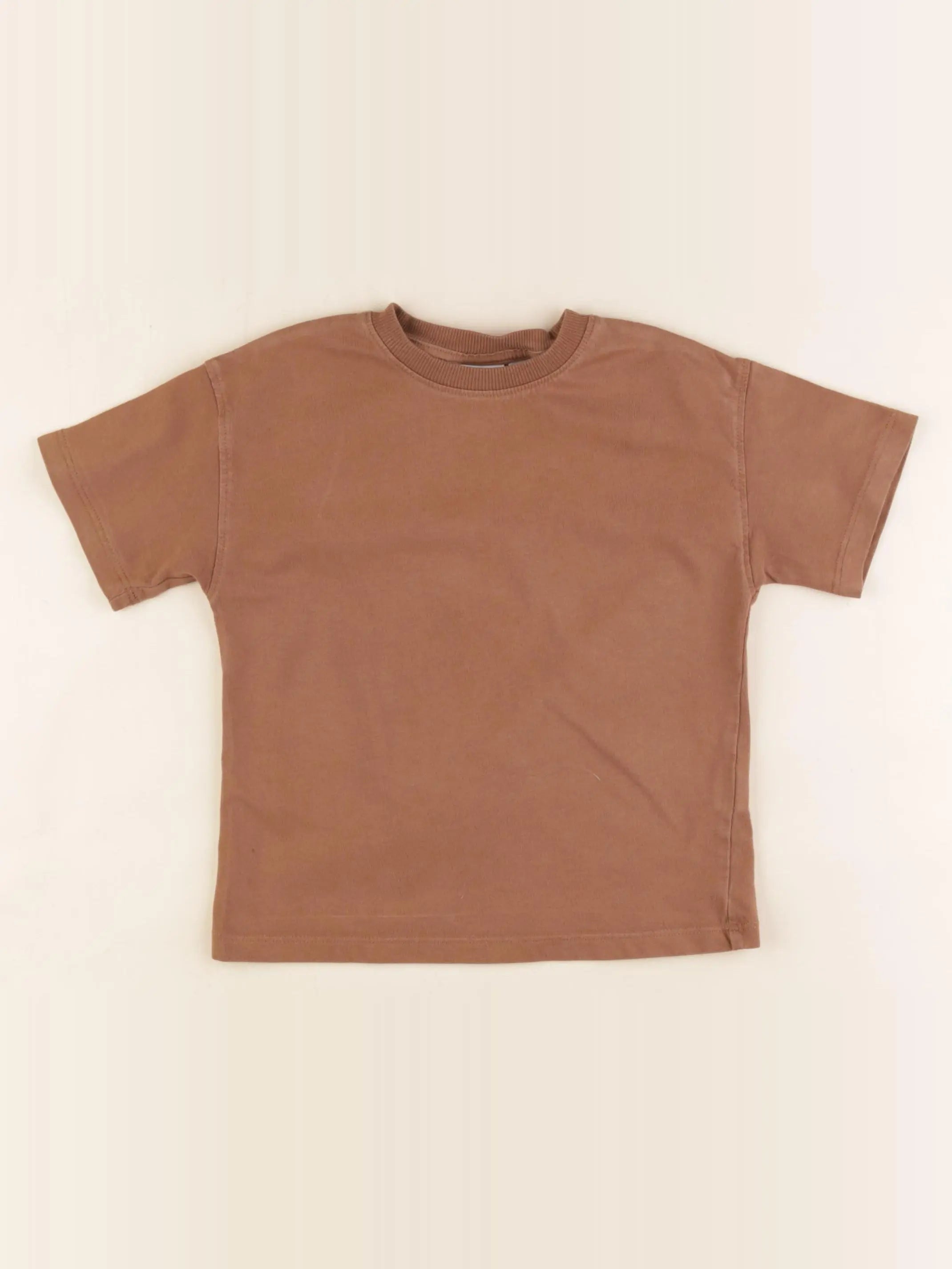 Zara - tee-shirt marron - 2 ans