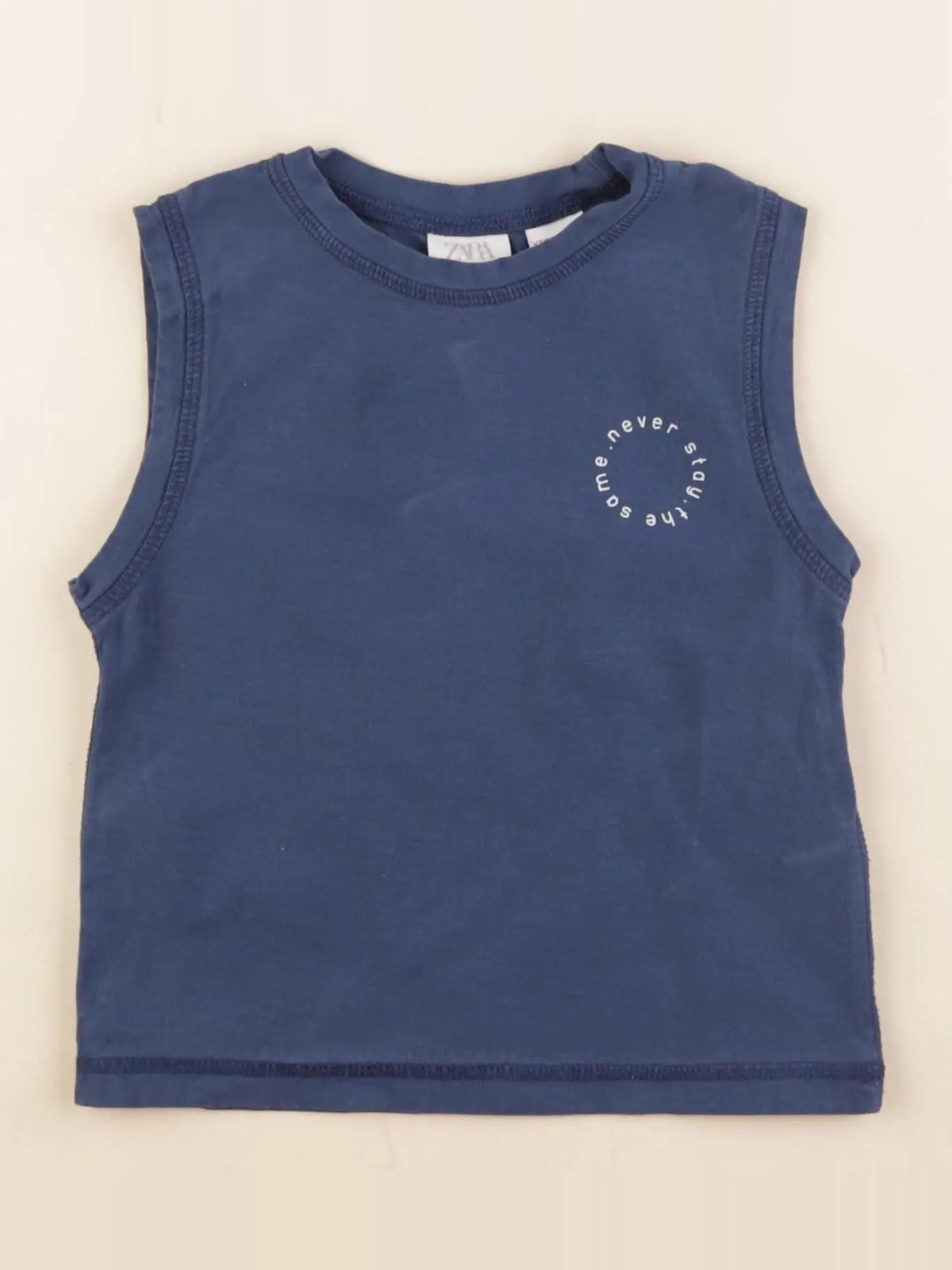 Zara - débardeur bleu - 18/24 mois