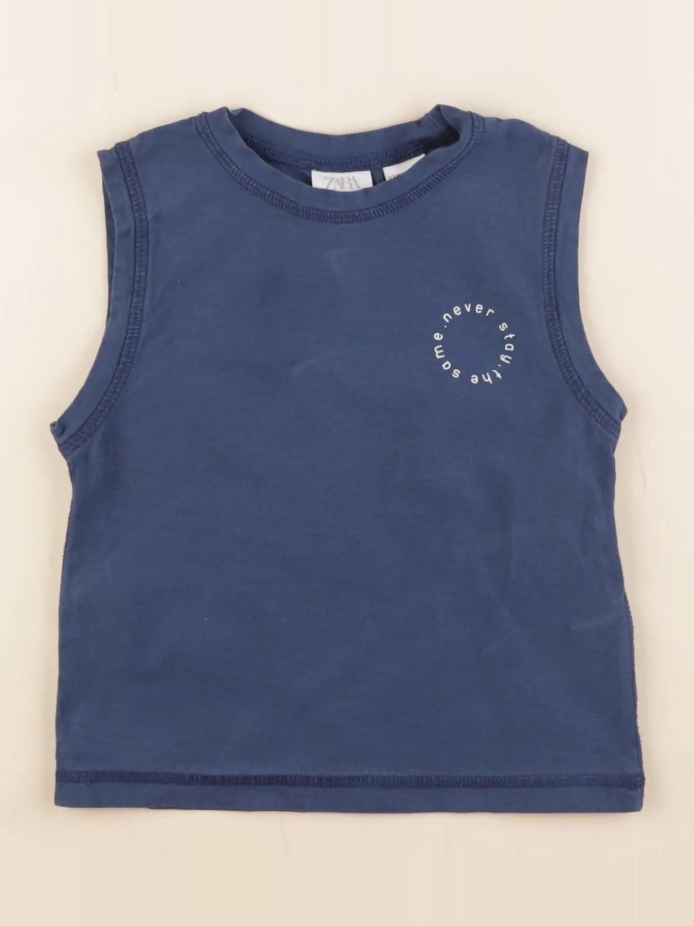 Zara - débardeur bleu - 18/24 mois