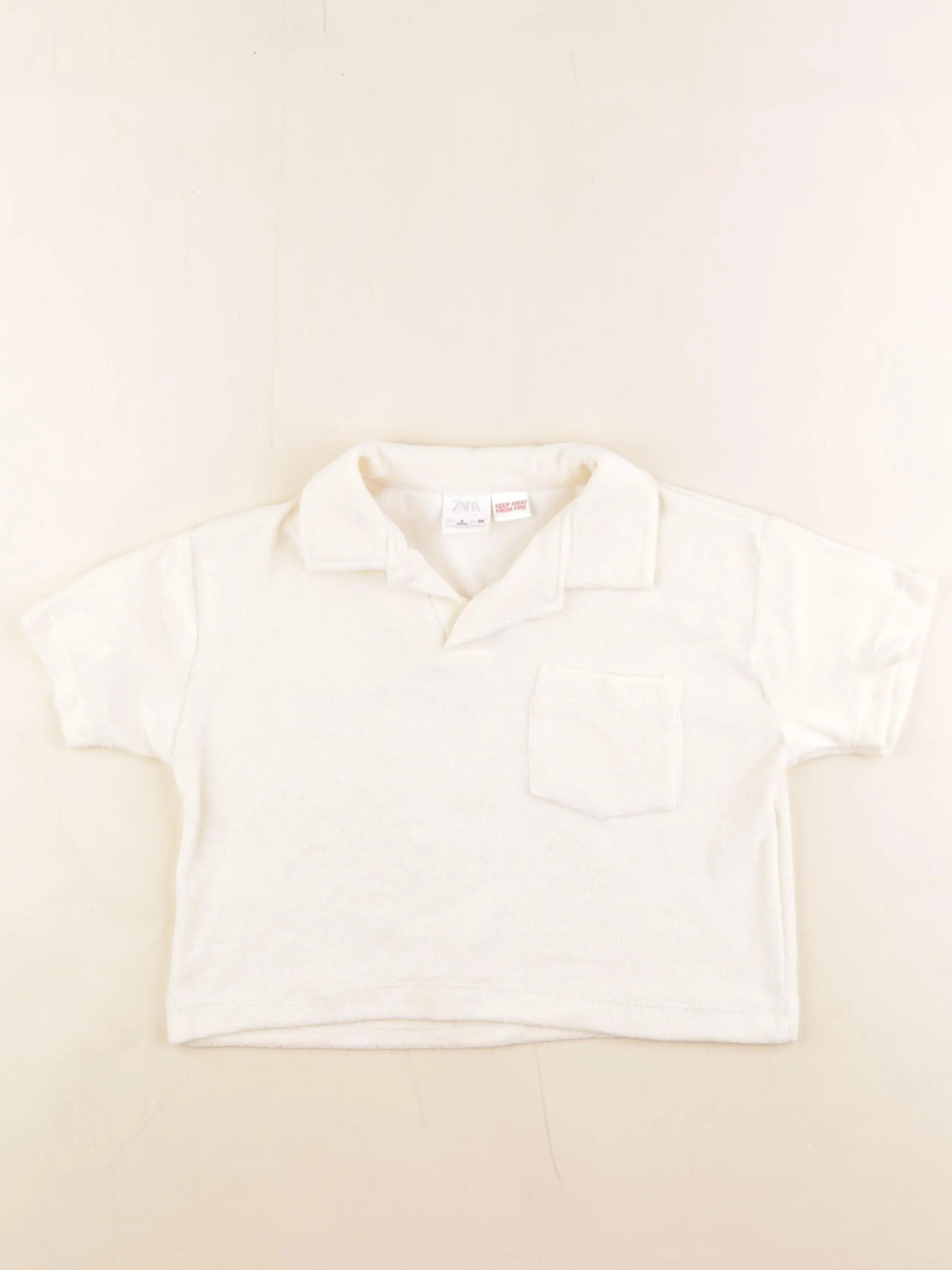 Zara - polo beige - 3 ans