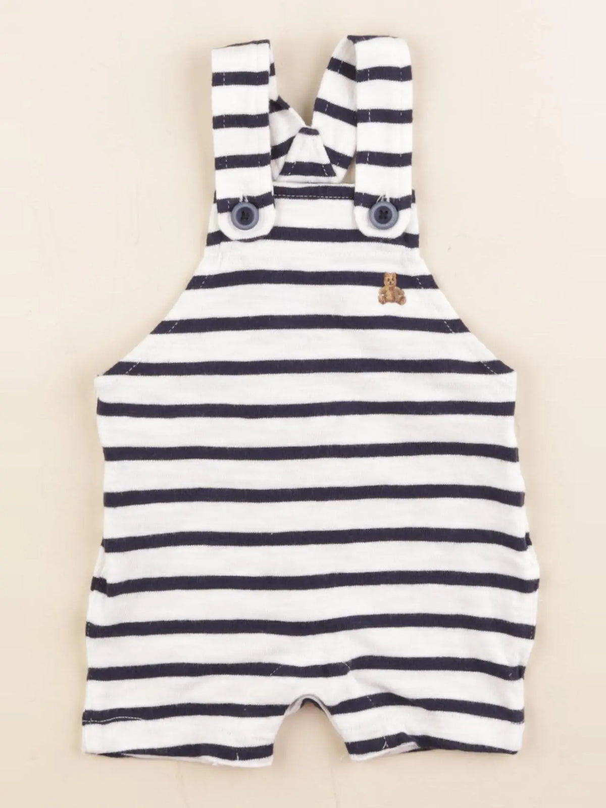 GAP - salopette blanc - 0/3 mois