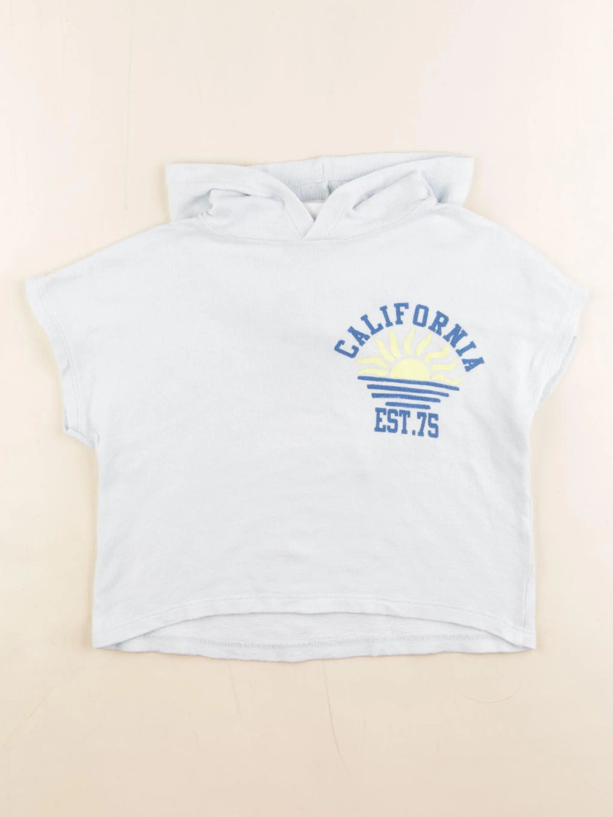 Zara - tee-shirt imprimé au dos bleu - 18/24 mois