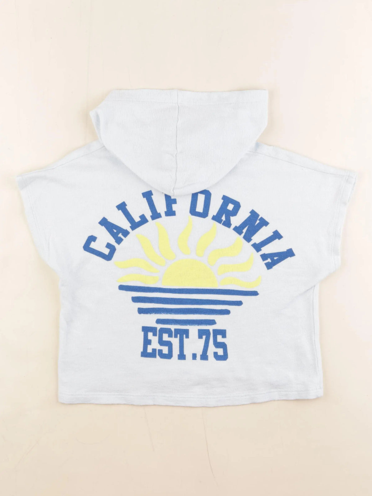 Zara - tee-shirt imprimé au dos bleu - 18/24 mois