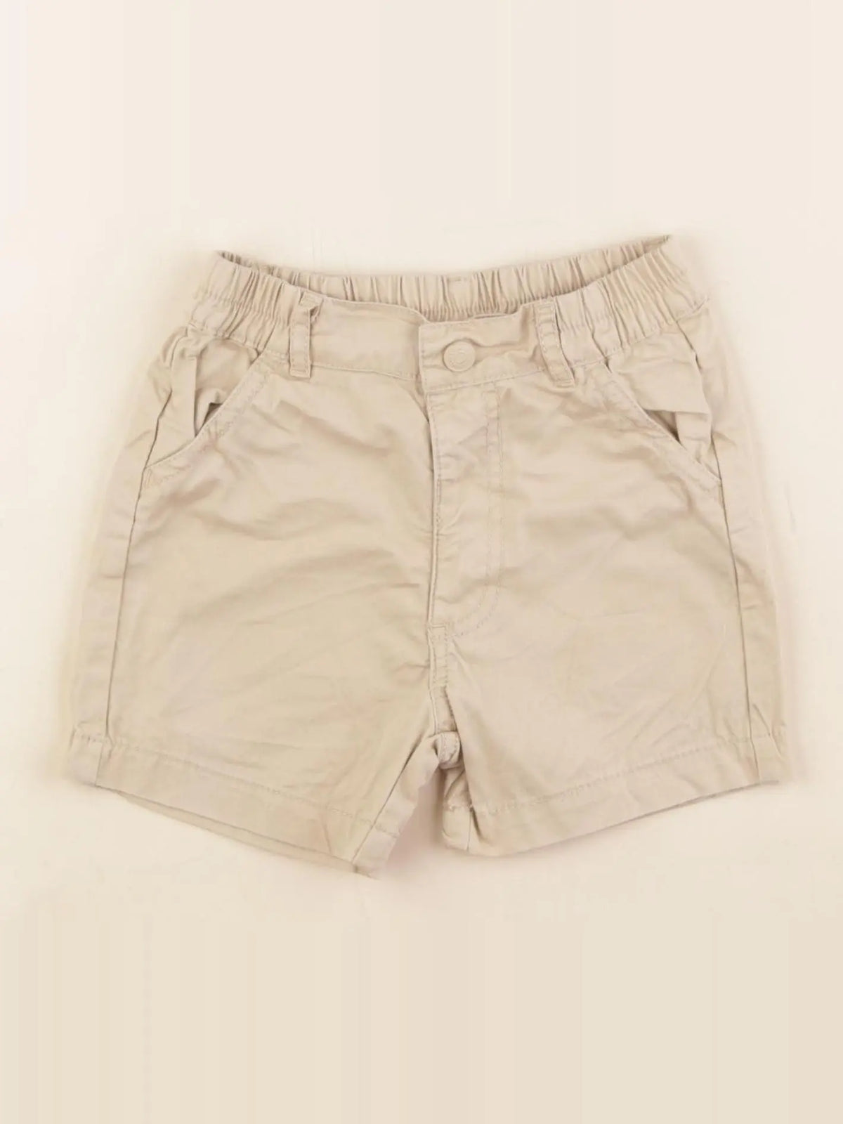 Zara - short beige - 9/12 mois
