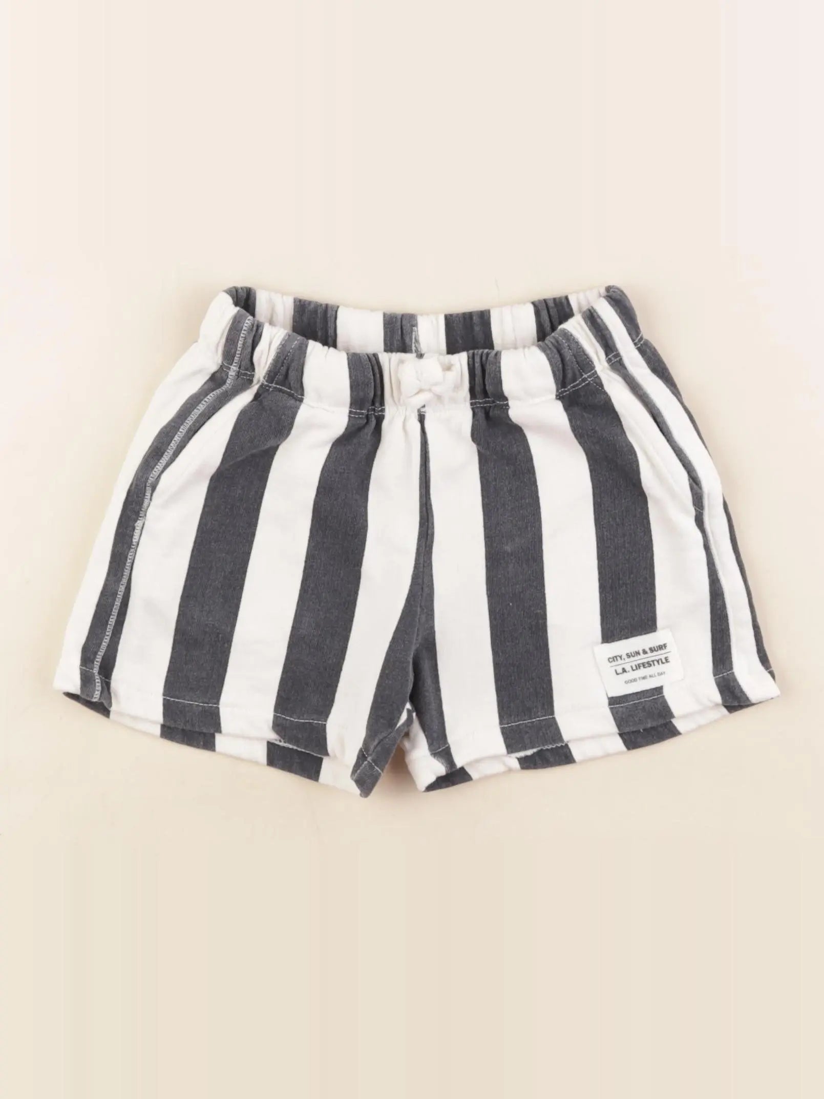 Zara - short blanc - 18/24 mois