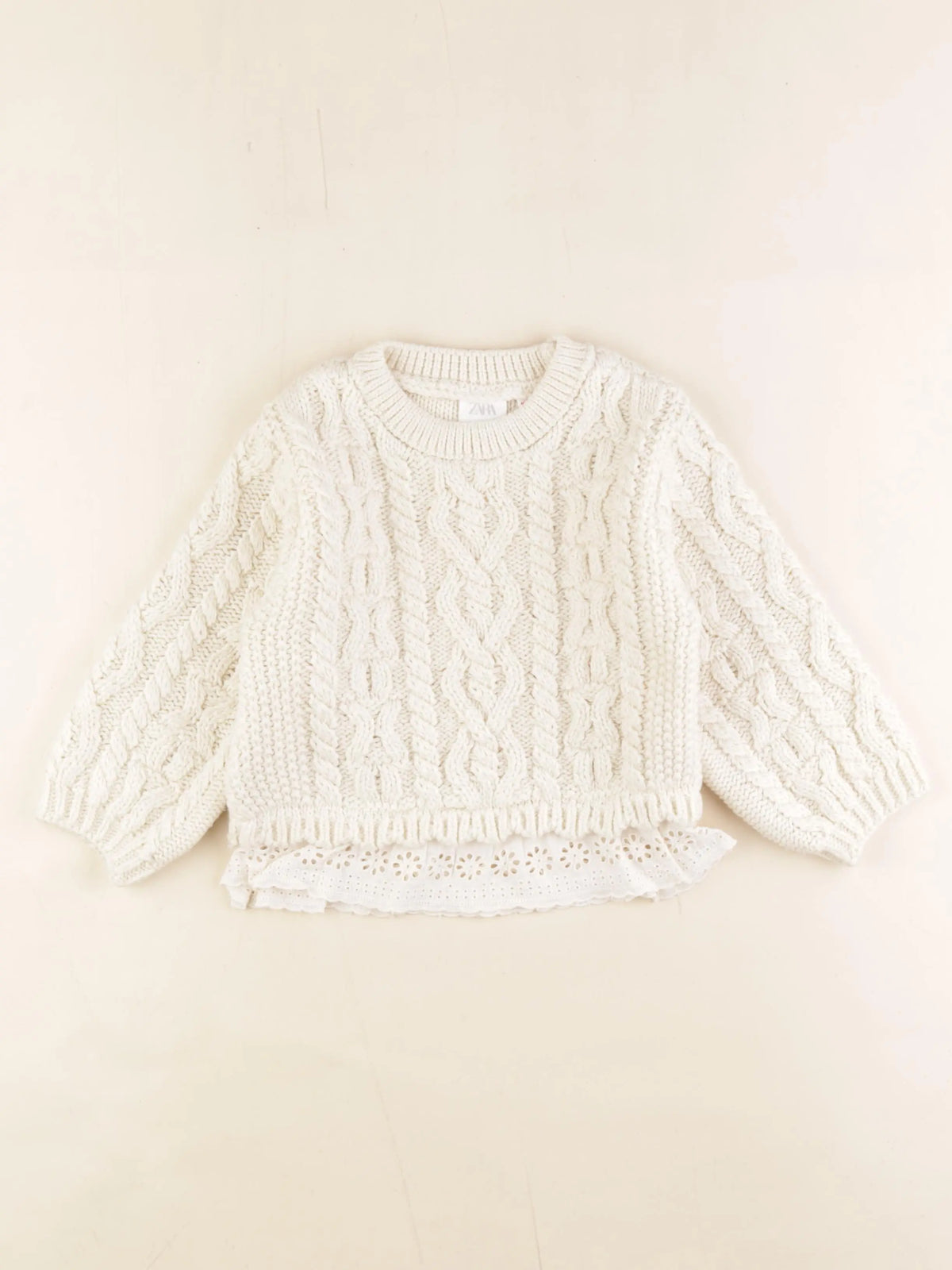 Zara - pull beige - 5 ans