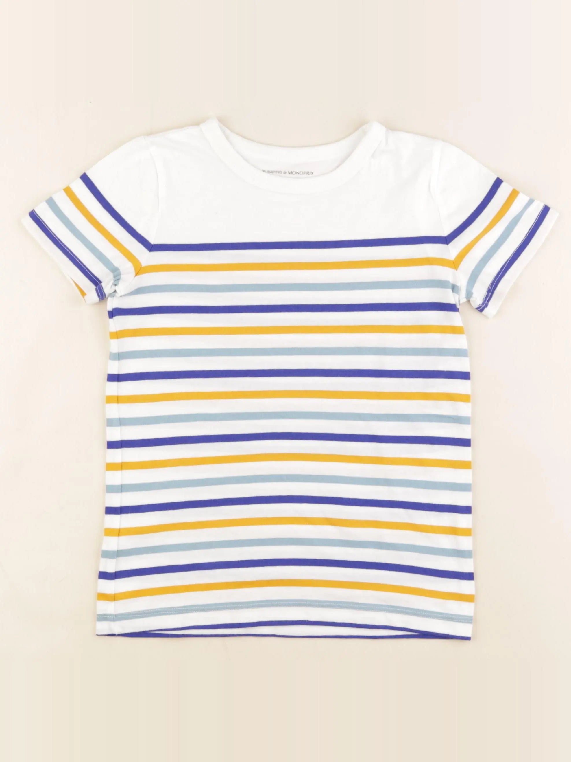 Monoprix - tee-shirt blanc - 6 ans