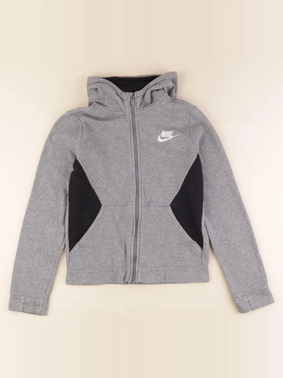 Nike - sweat gris - 10/12 ans