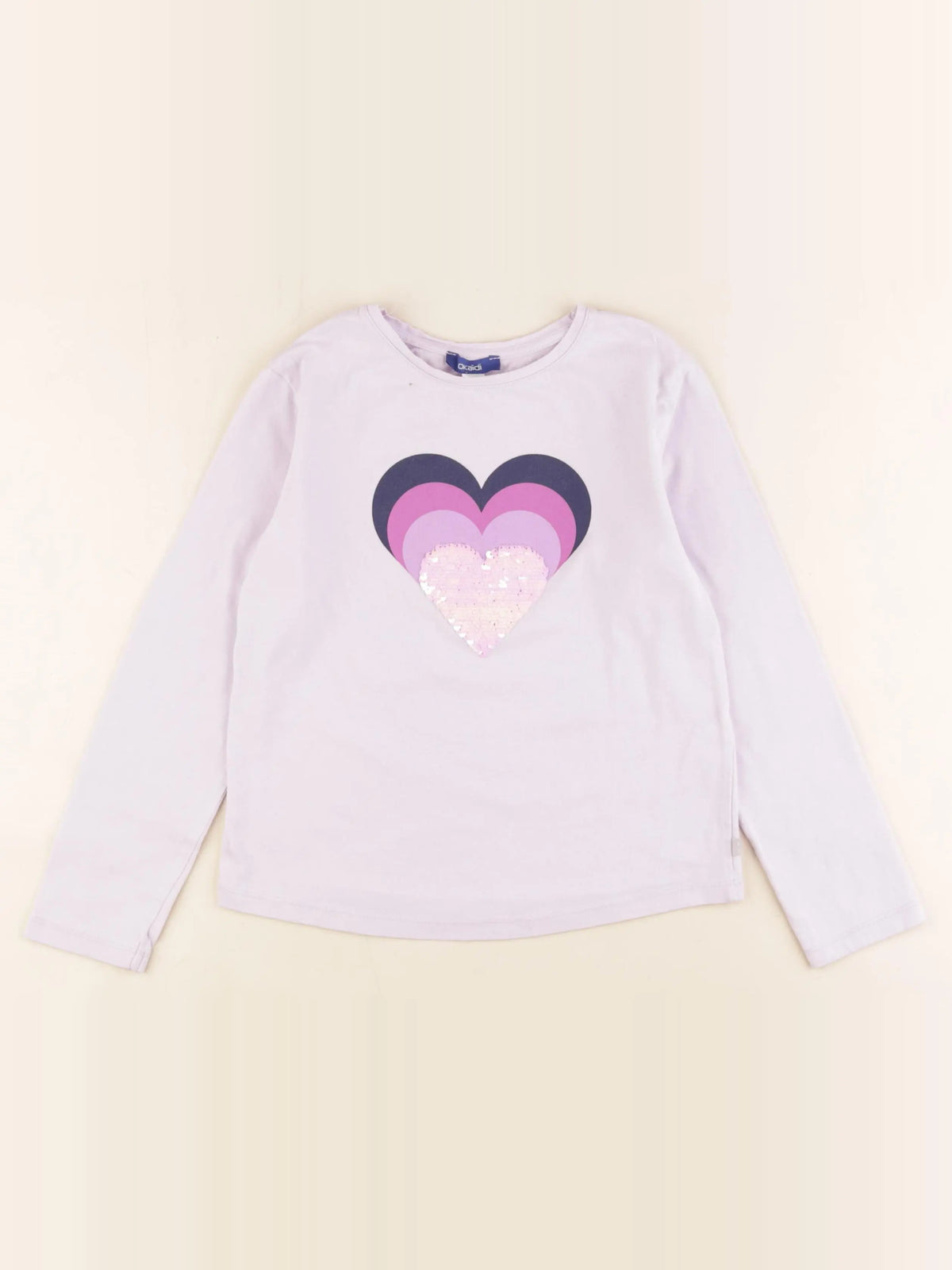 Okaidi - tee-shirt violet - 8 ans