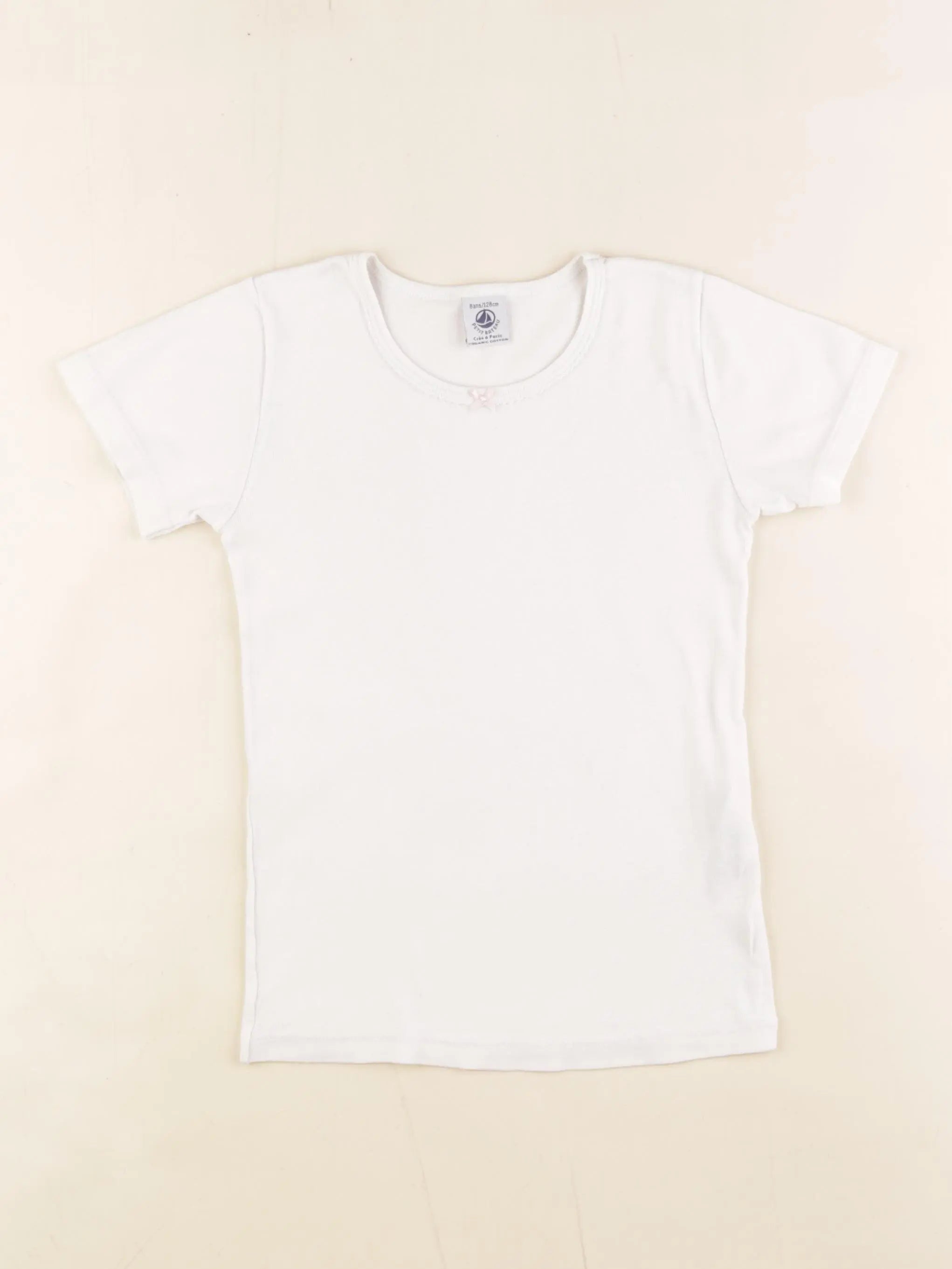 Petit Bateau - maillot de corps blanc - 8 ans