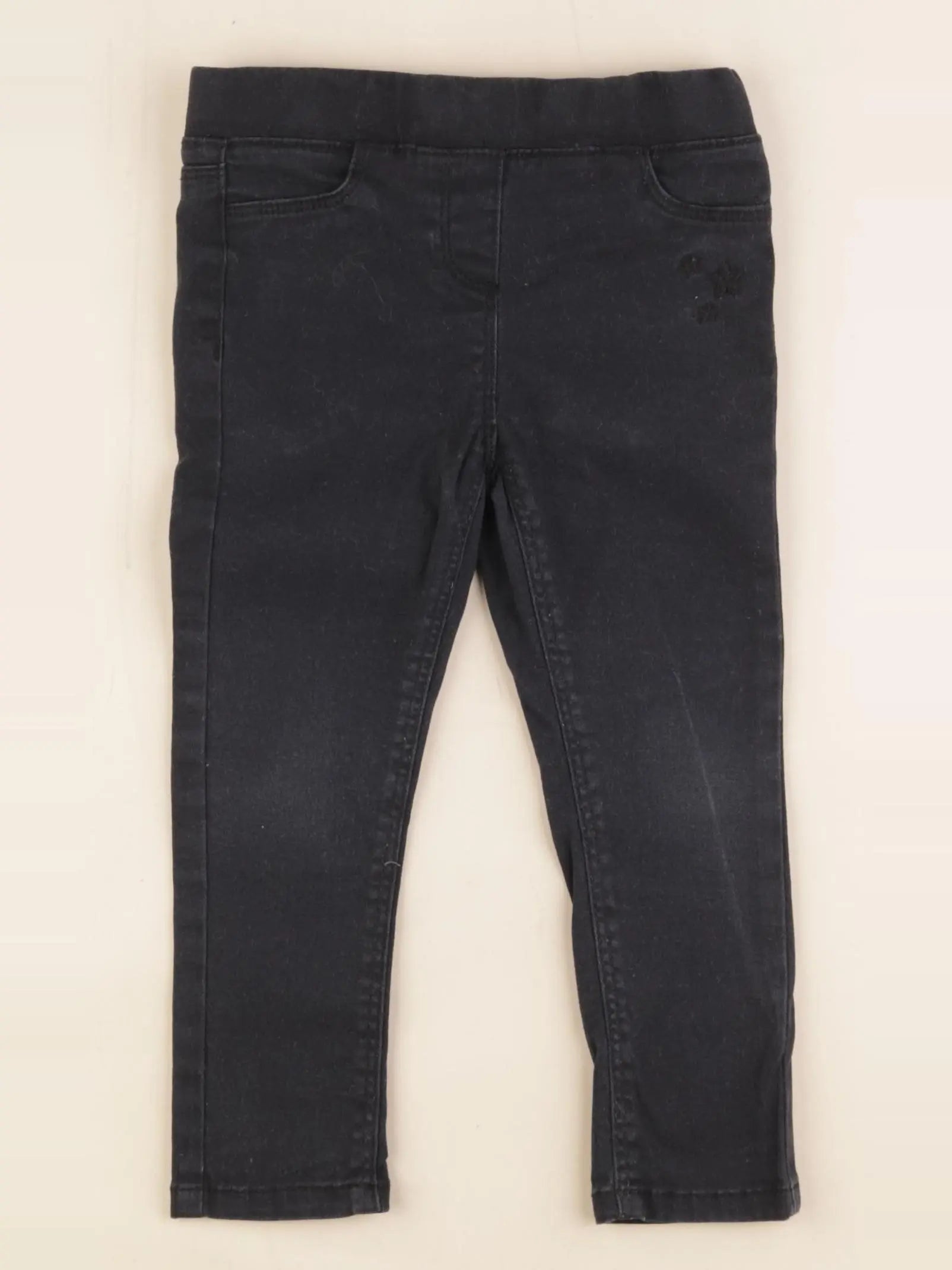 Vertbaudet - jegging noir - 3 ans