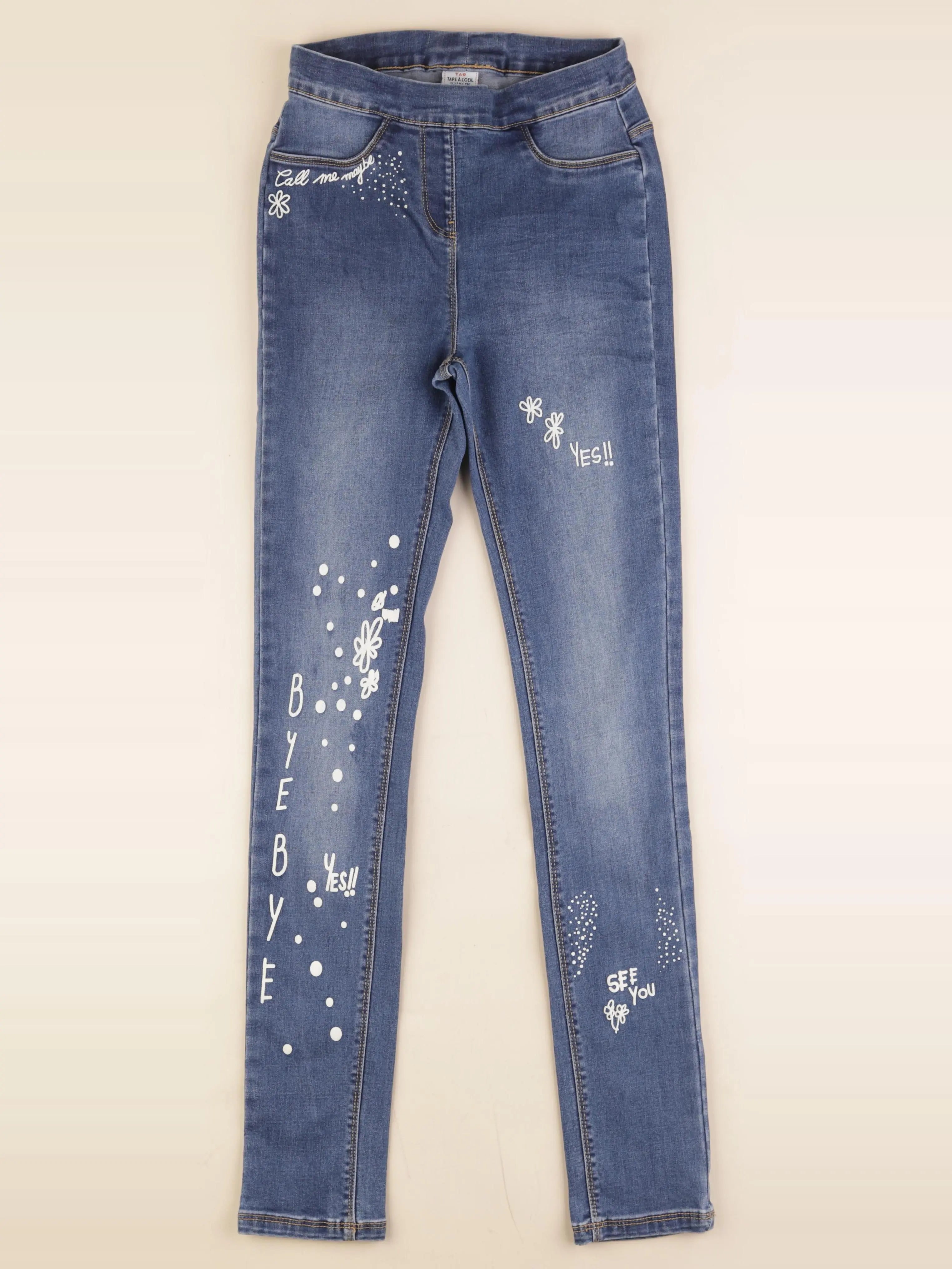 Tape à l'oeil - jegging bleu - 14 ans