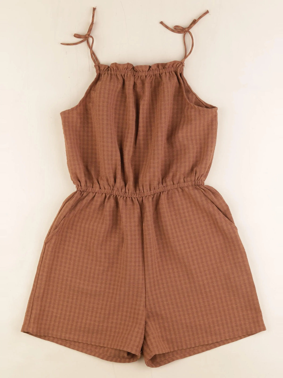 H&M - combinaison marron - 12/13 ans