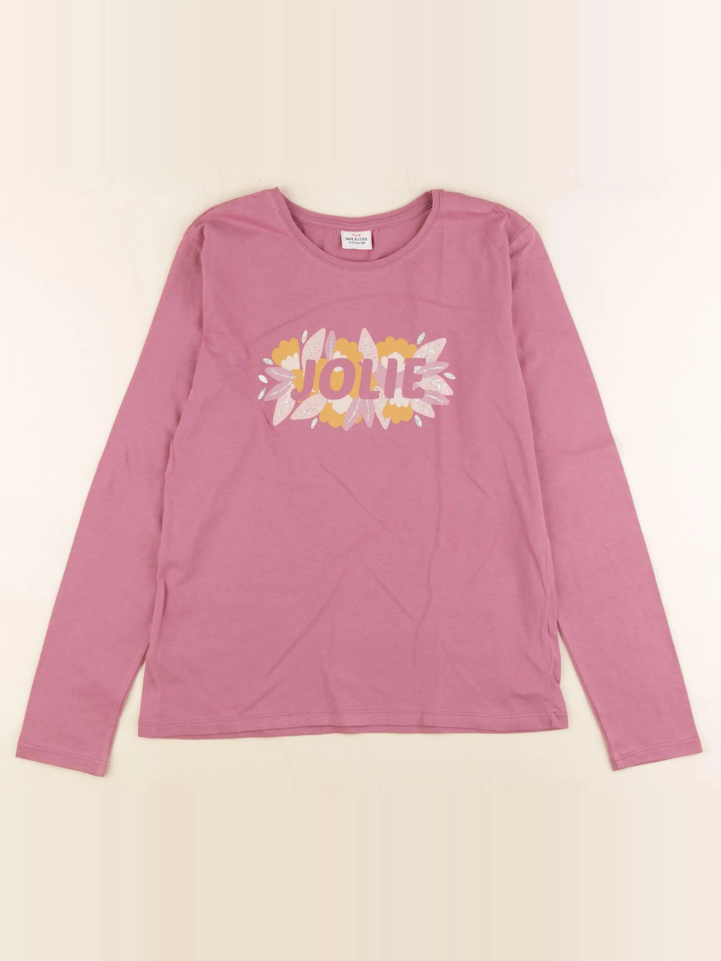 Tape à l'oeil - tee-shirt violet - 14 ans