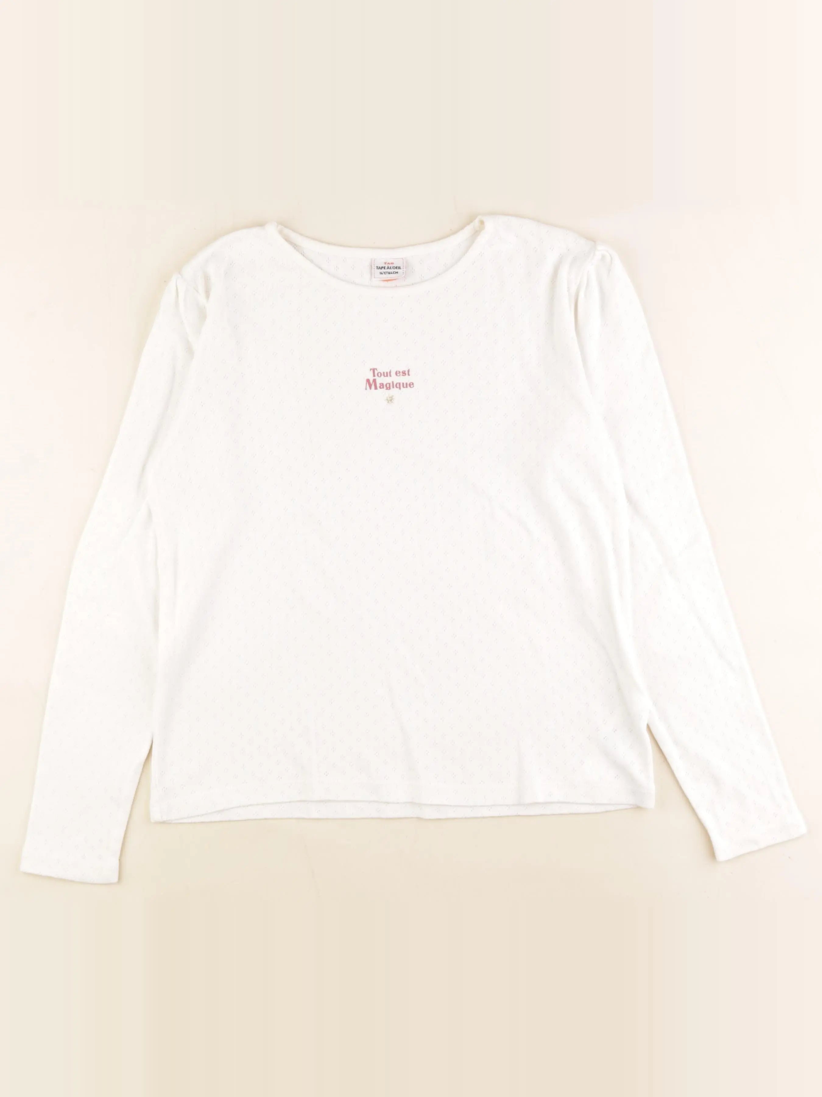 Tape à l'oeil - tee-shirt blanc - 14 ans