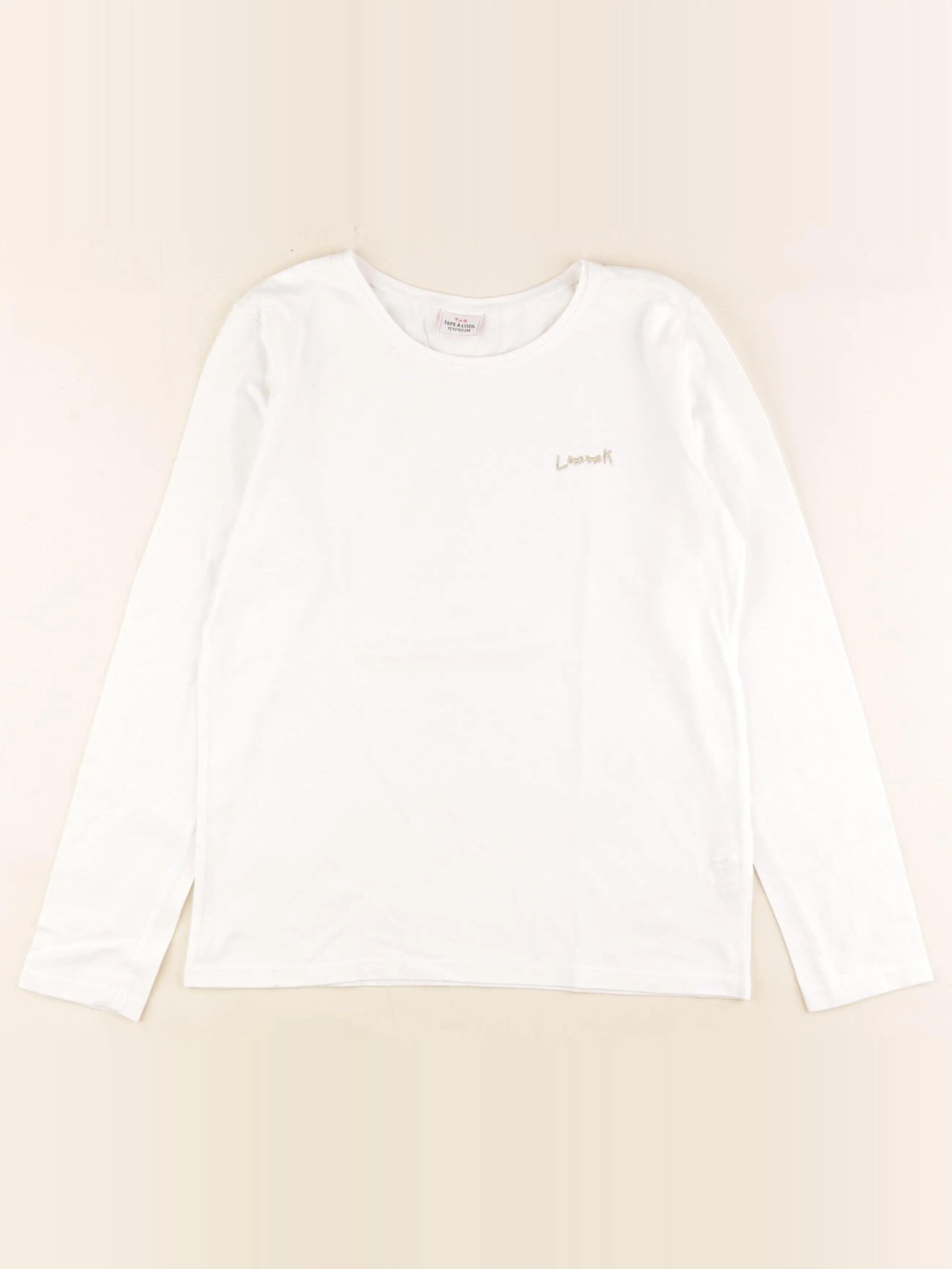 Tape à l'oeil - tee-shirt blanc - 12 ans