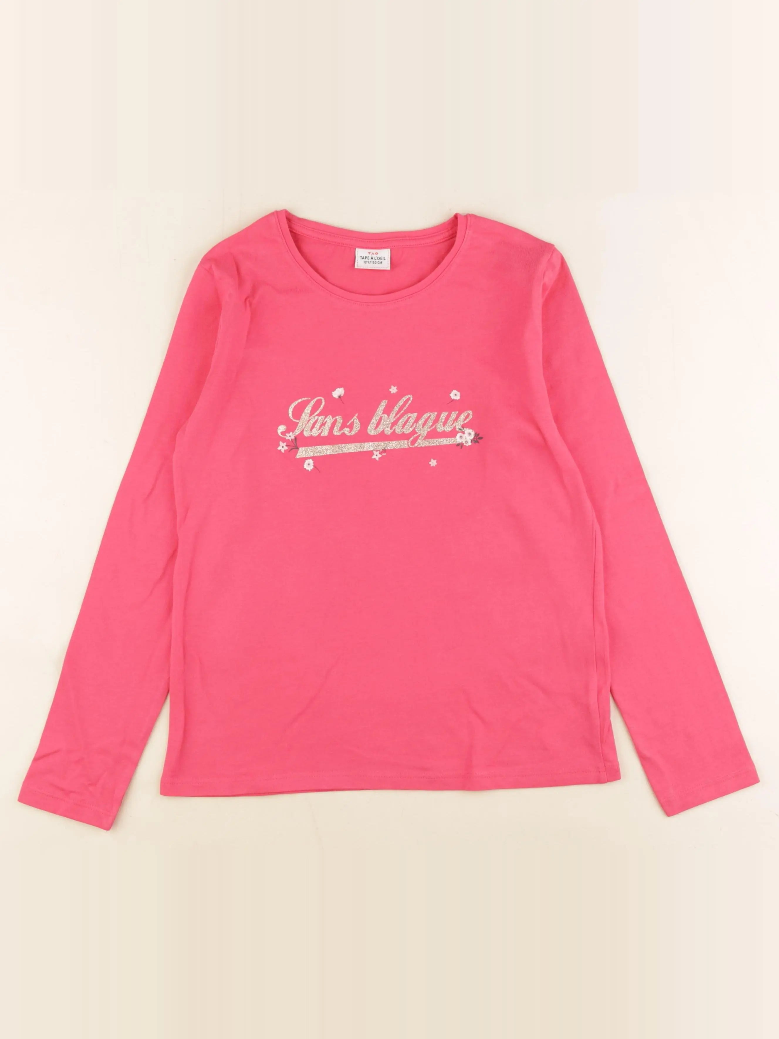 Tape à l'oeil - tee-shirt rose - 12 ans
