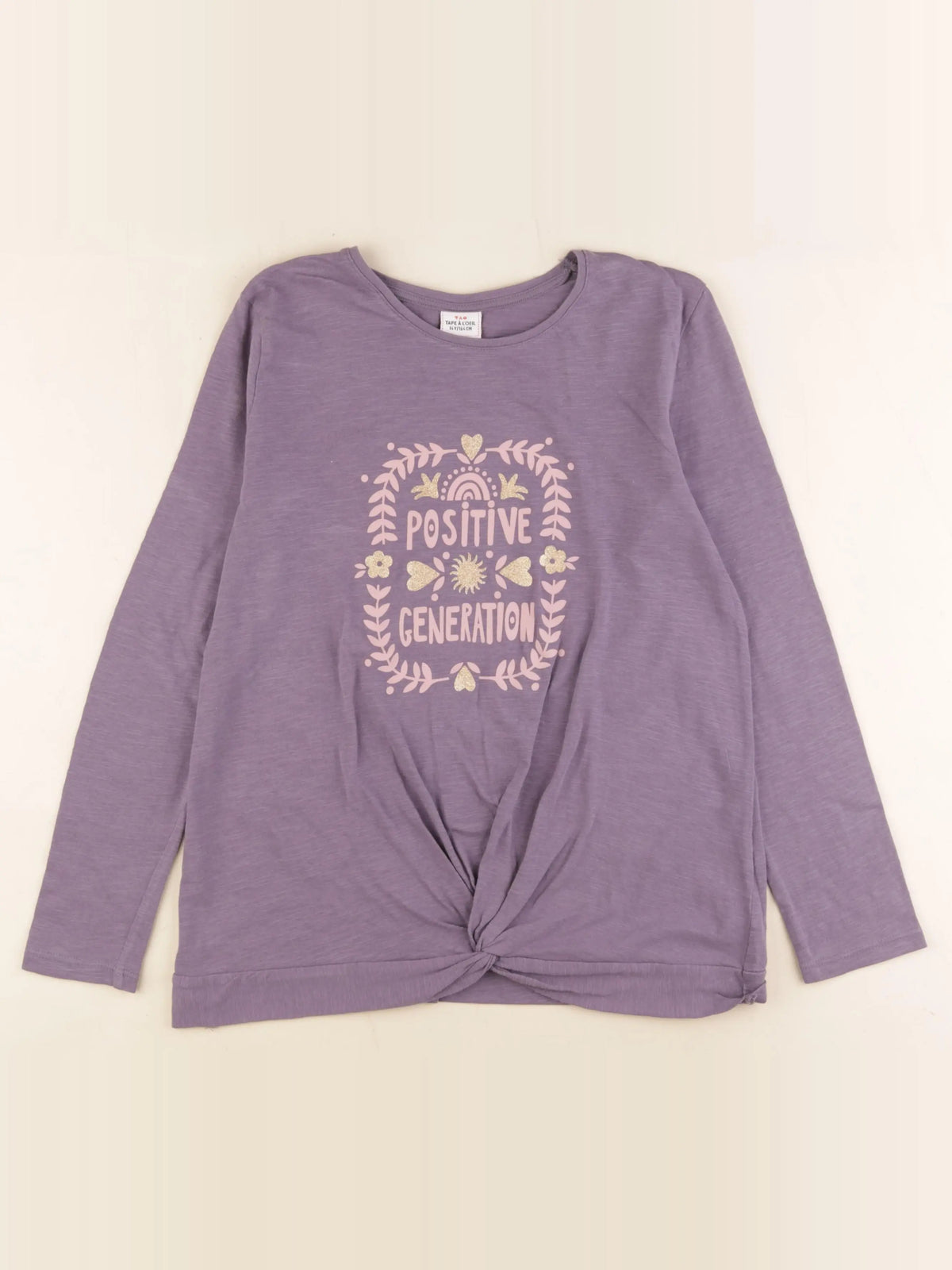 Tape à l'oeil - tee-shirt violet - 14 ans