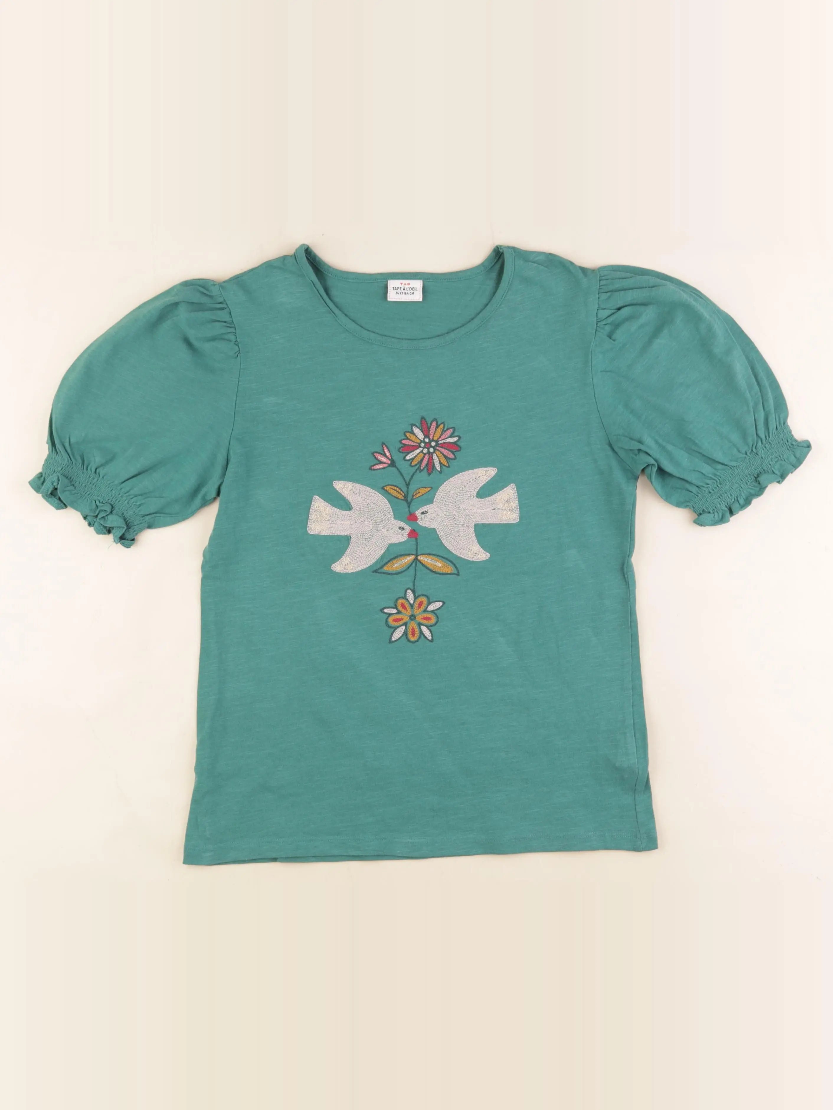 Tape à l'oeil - tee-shirt vert - 14 ans