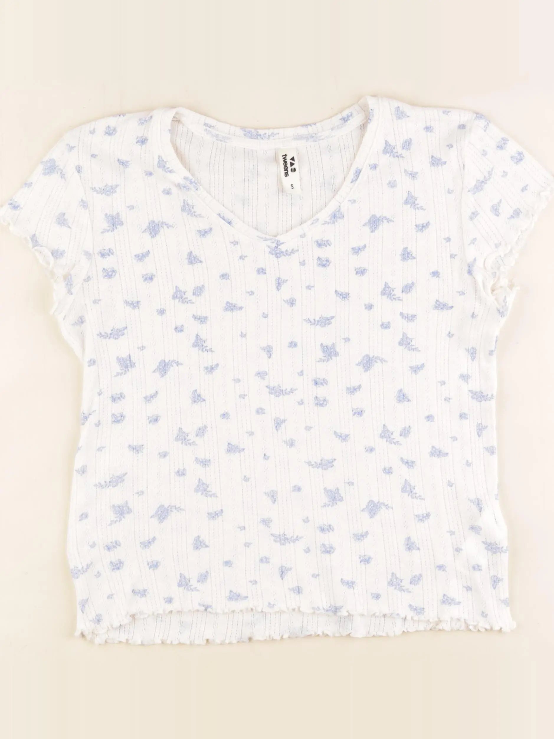 Tape à l'oeil - tee-shirt blanc, bleu - 16 ans