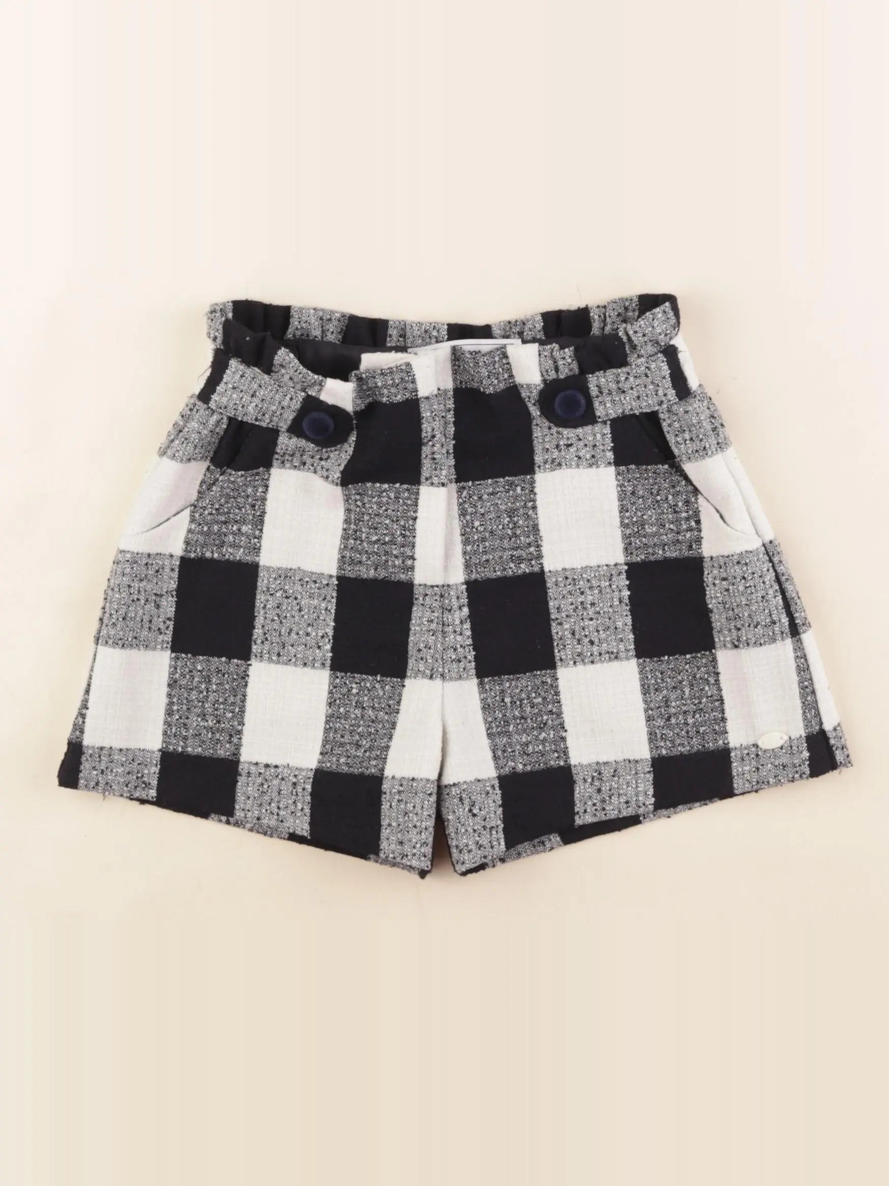 Tartine & Chocolat - short bleu, blanc - 3 ans