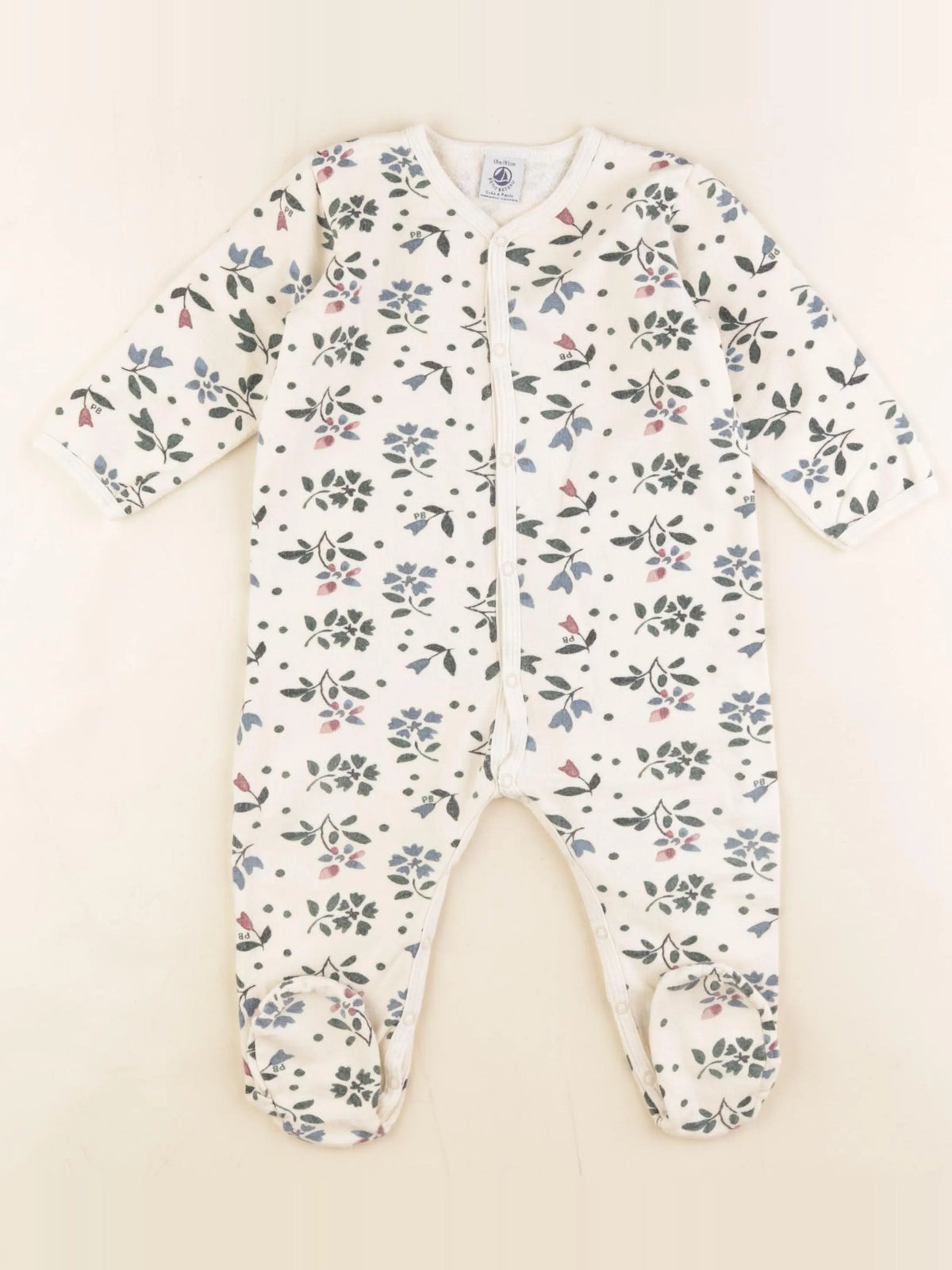 Petit Bateau - pyjama coton multicolore - 18 mois