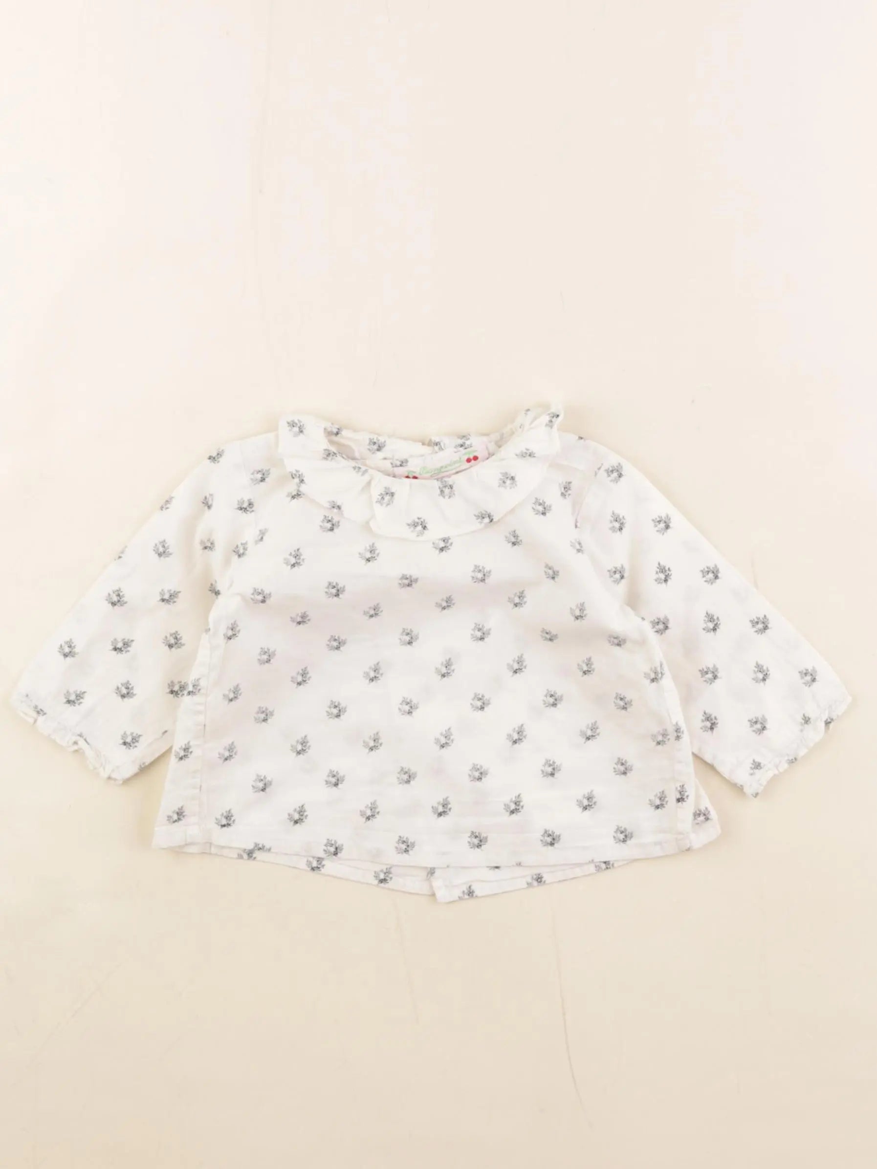Bonpoint - blouse blanc - 3 mois