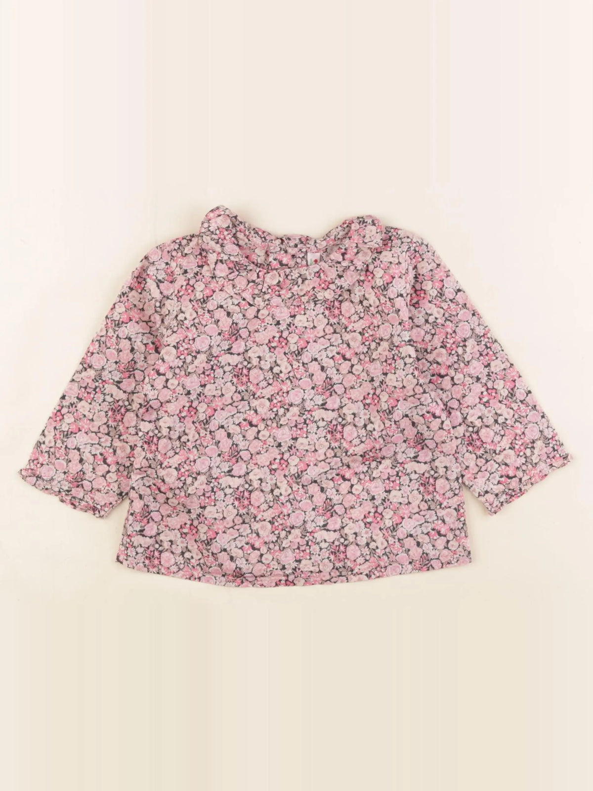 Bonpoint - blouse rose - 12 mois