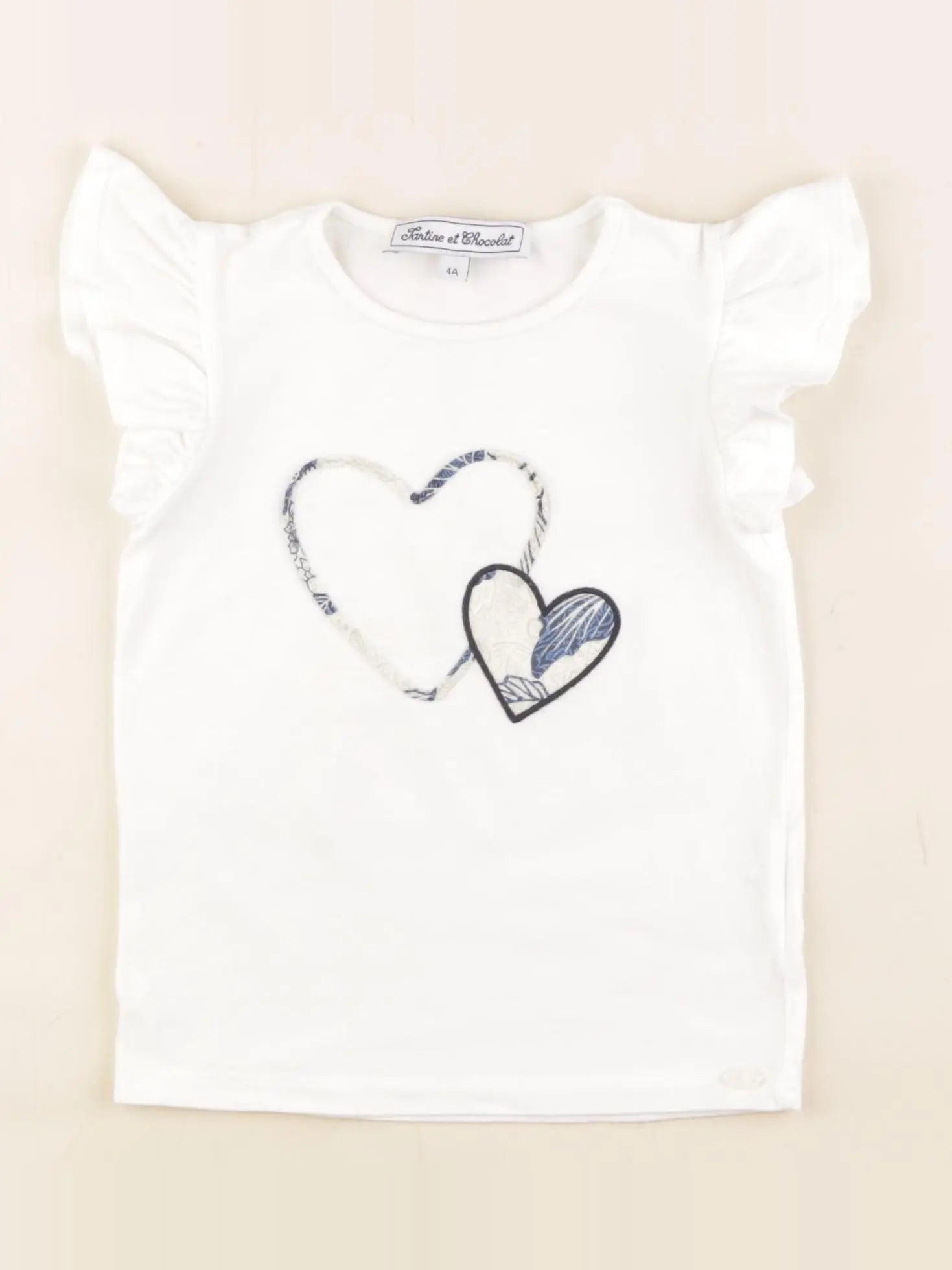Tartine & Chocolat - tee-shirt blanc - 4 ans