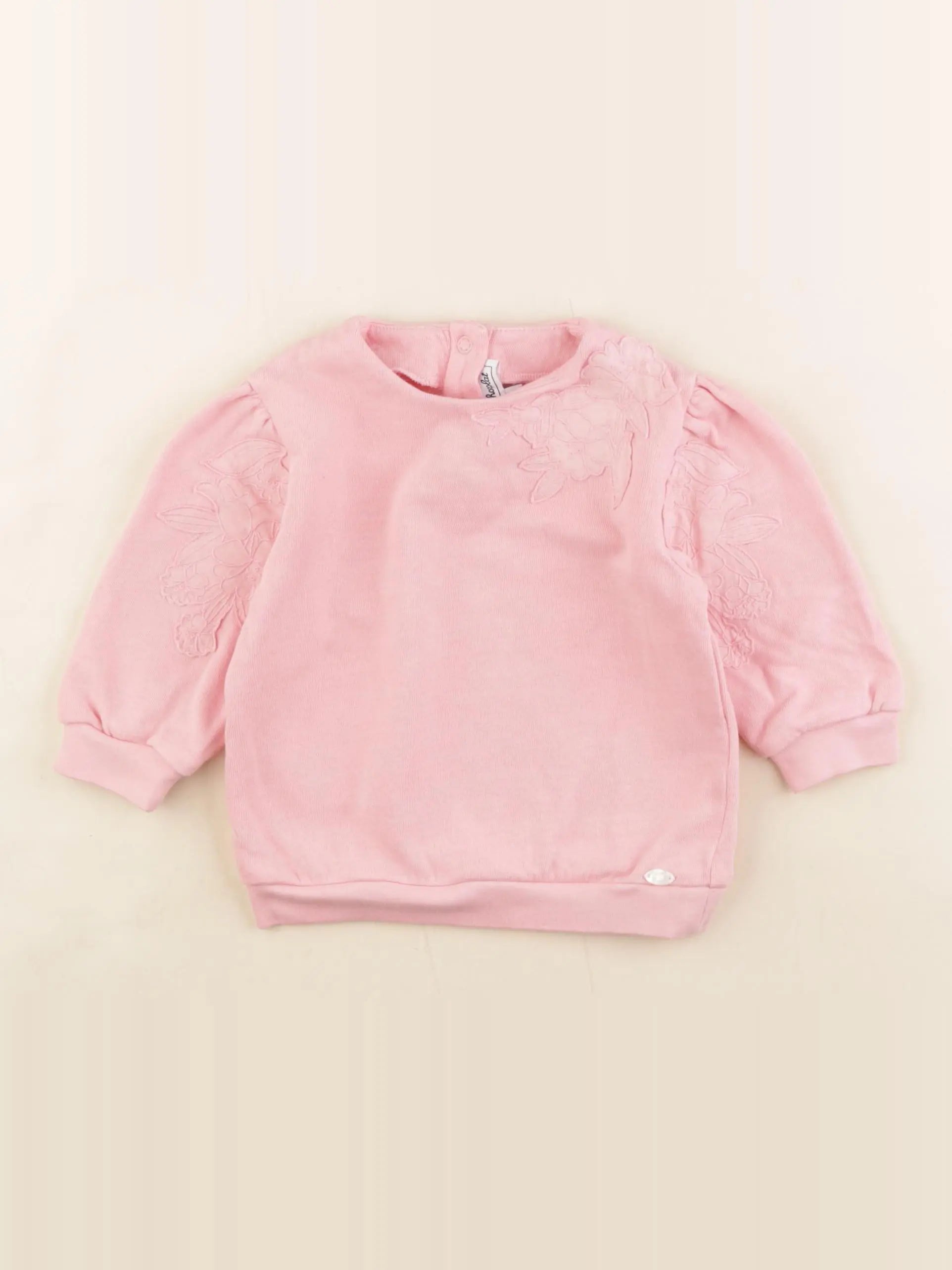 Tartine & Chocolat - sweat rose - 1 an