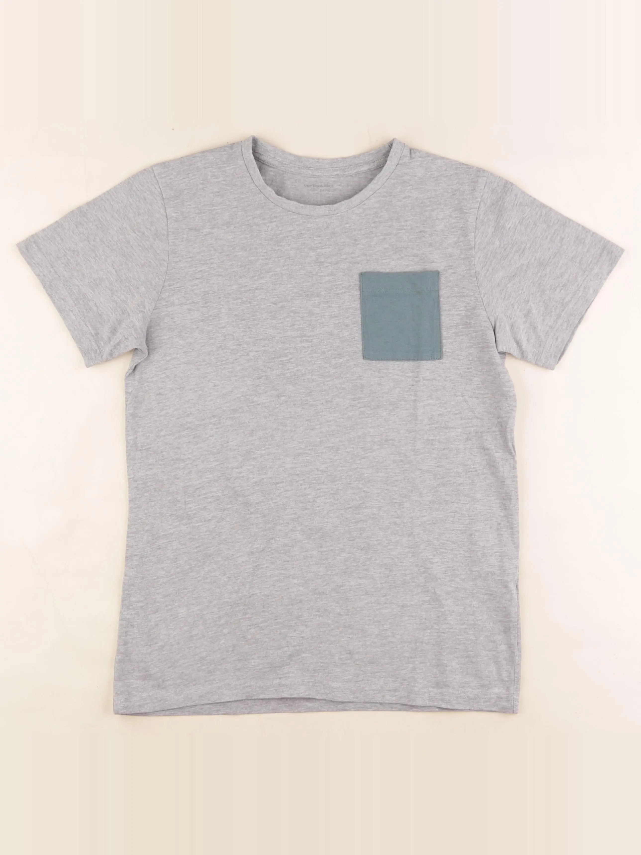 Vertbaudet - tee-shirt gris - 12 ans