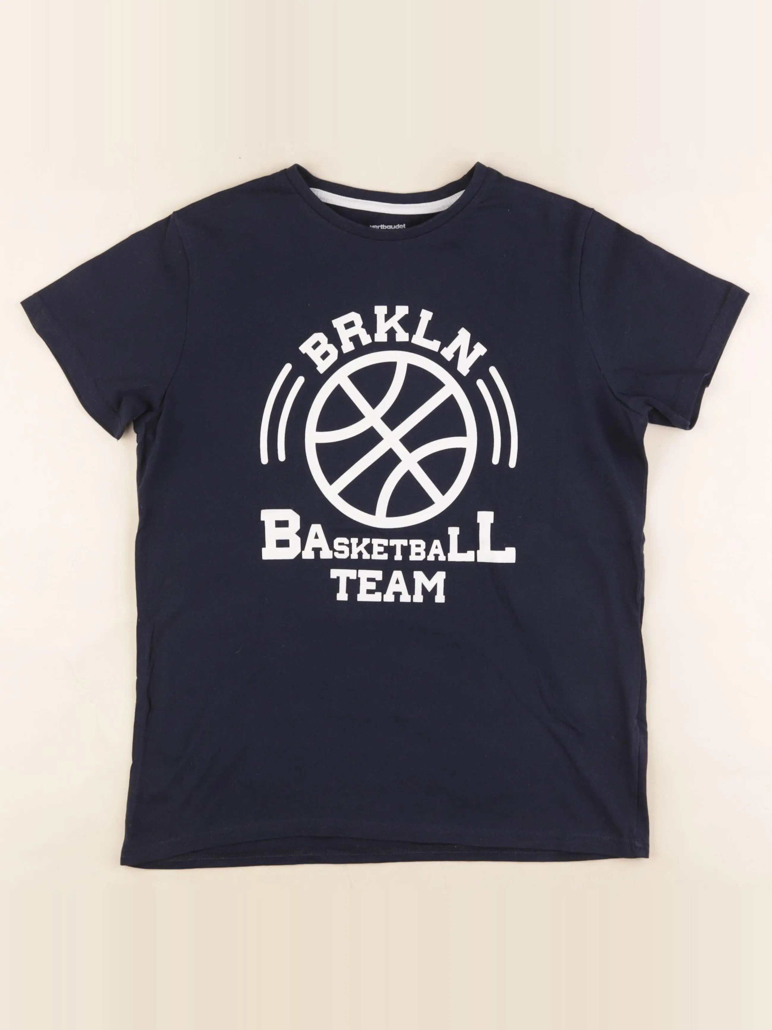 Vertbaudet - tee-shirt bleu - 14 ans