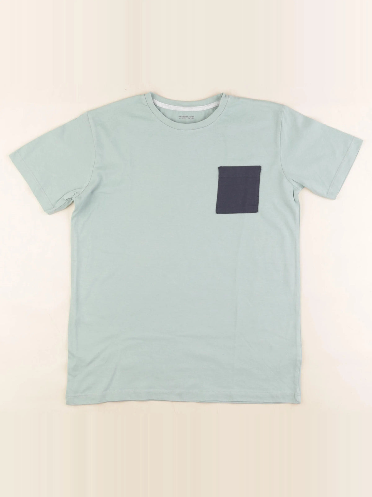 Vertbaudet - tee-shirt vert - 14 ans