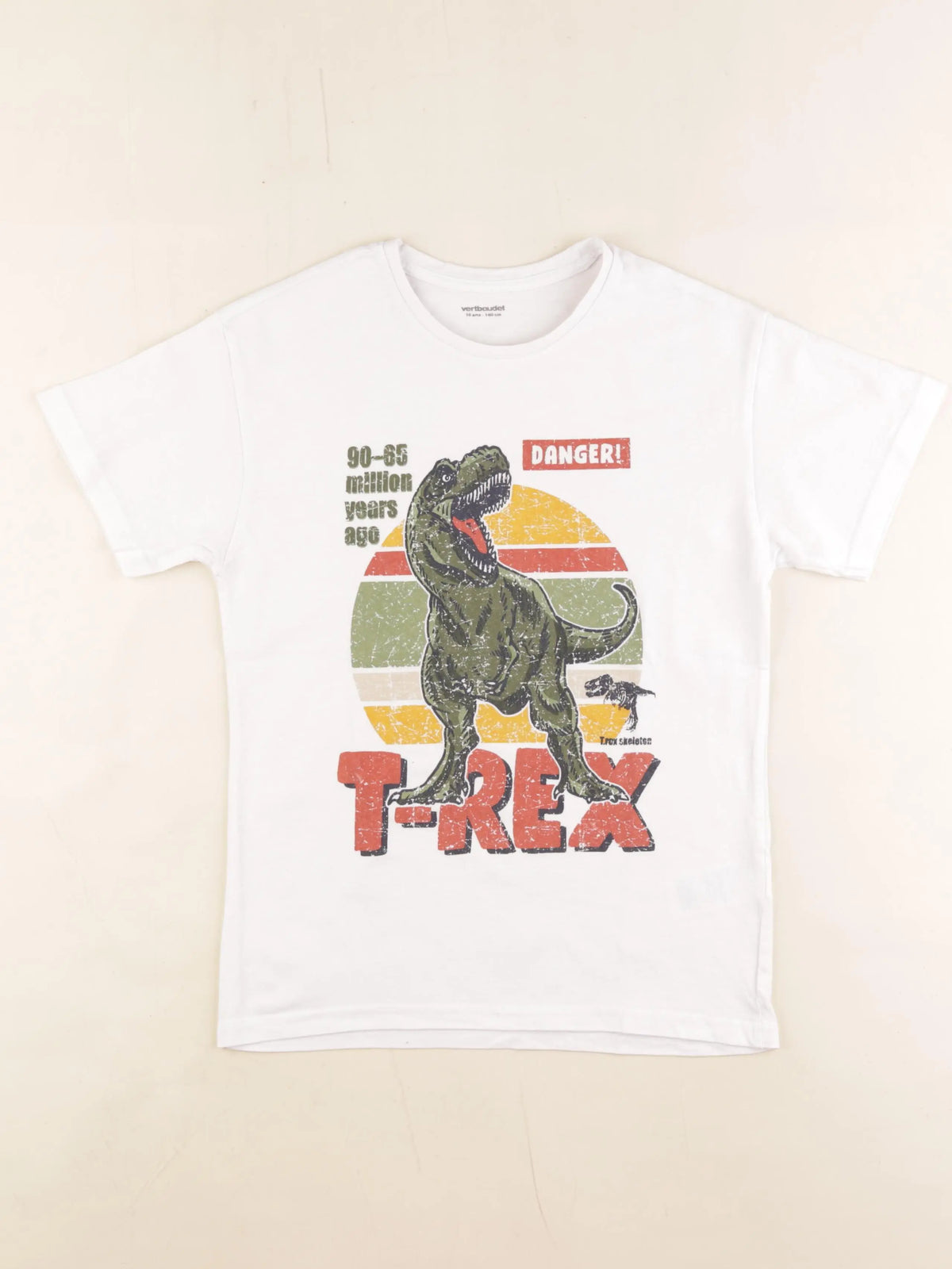 Vertbaudet - tee-shirt blanc - 10 ans