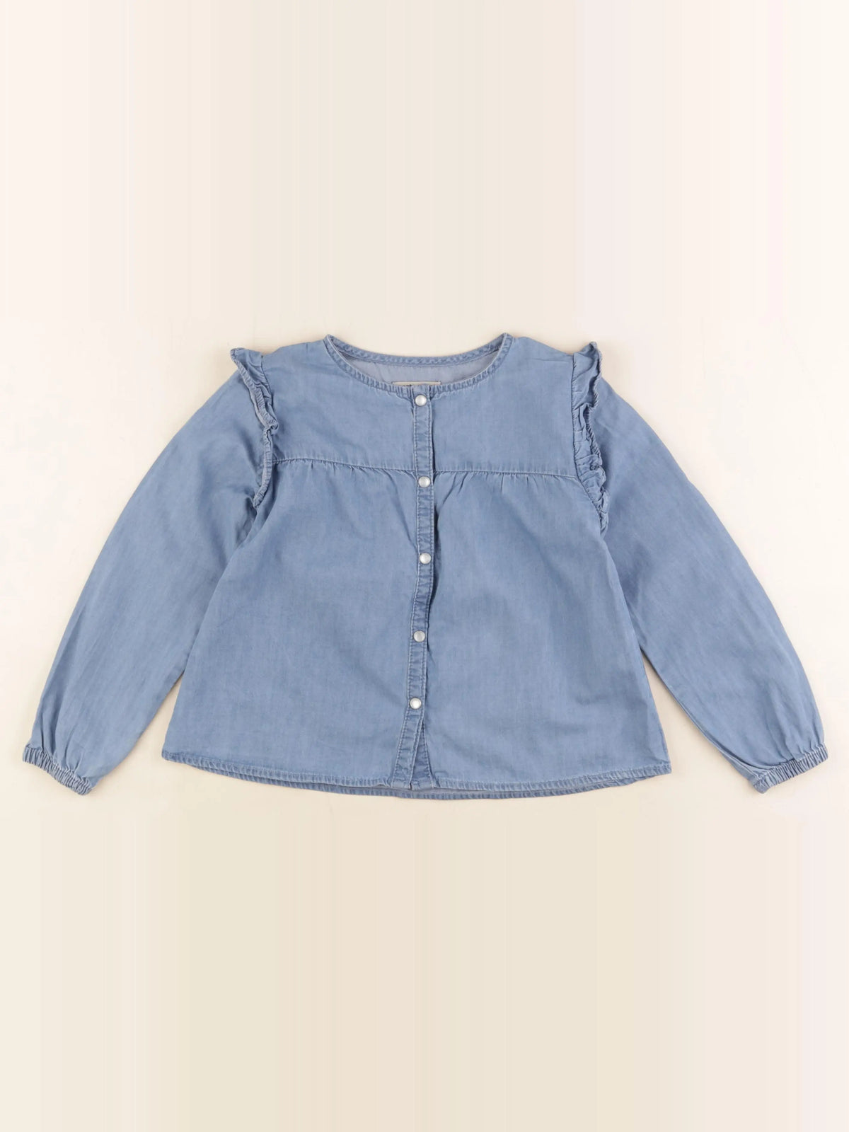Vertbaudet - blouse bleu - 6 ans