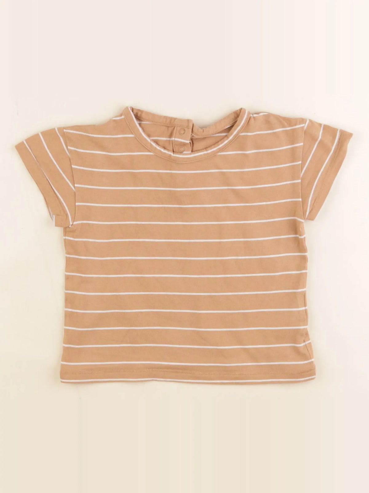 Vertbaudet - tee-shirt marron - 24 mois