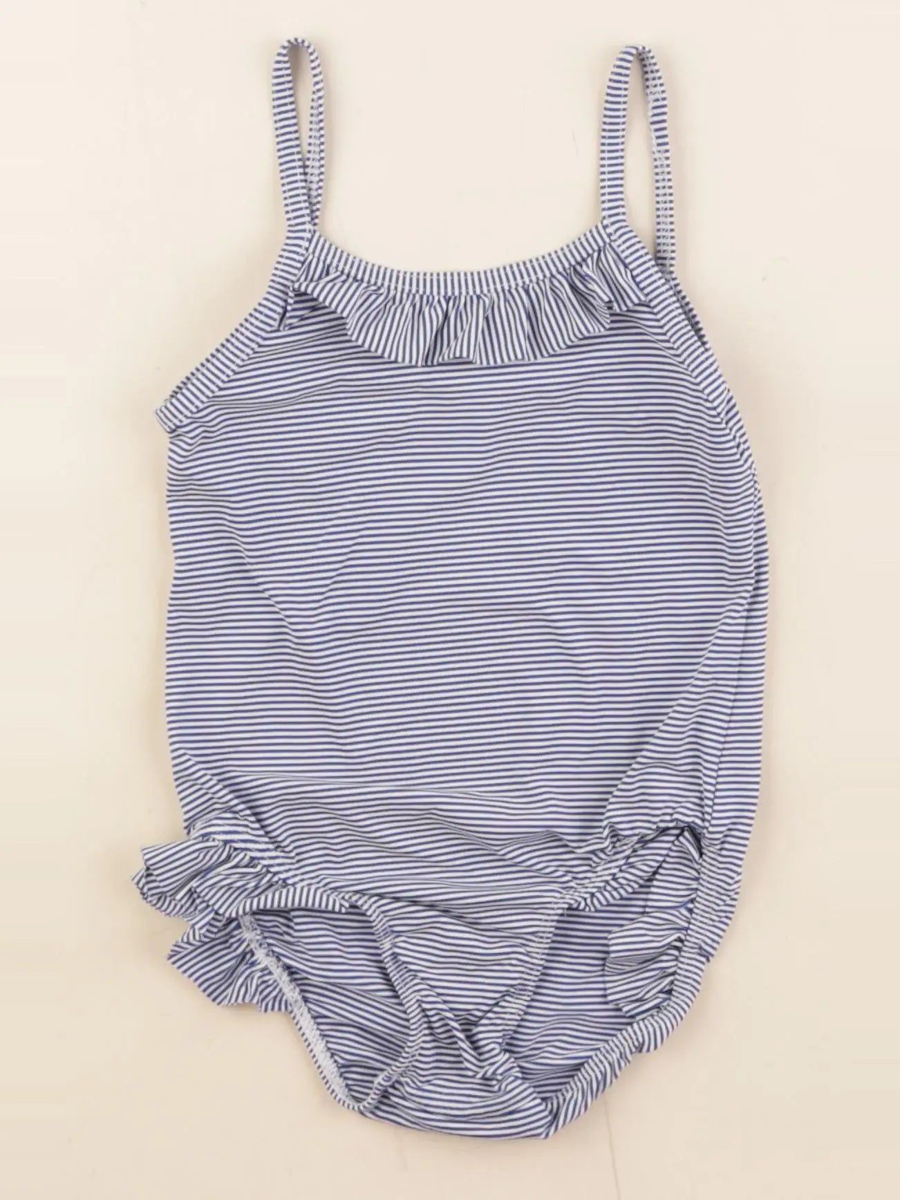 Petit Bateau - maillot de bain blanc, bleu - 24 mois