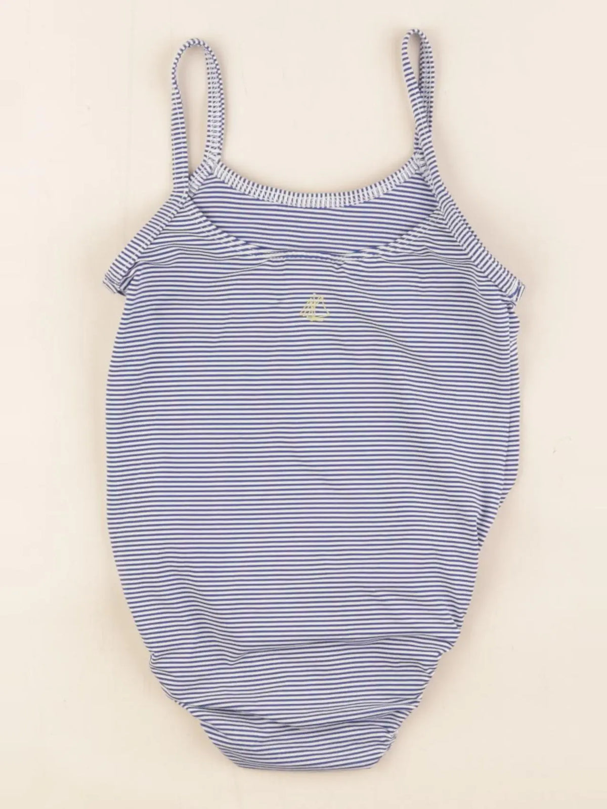 Petit Bateau - maillot de bain blanc, bleu - 24 mois
