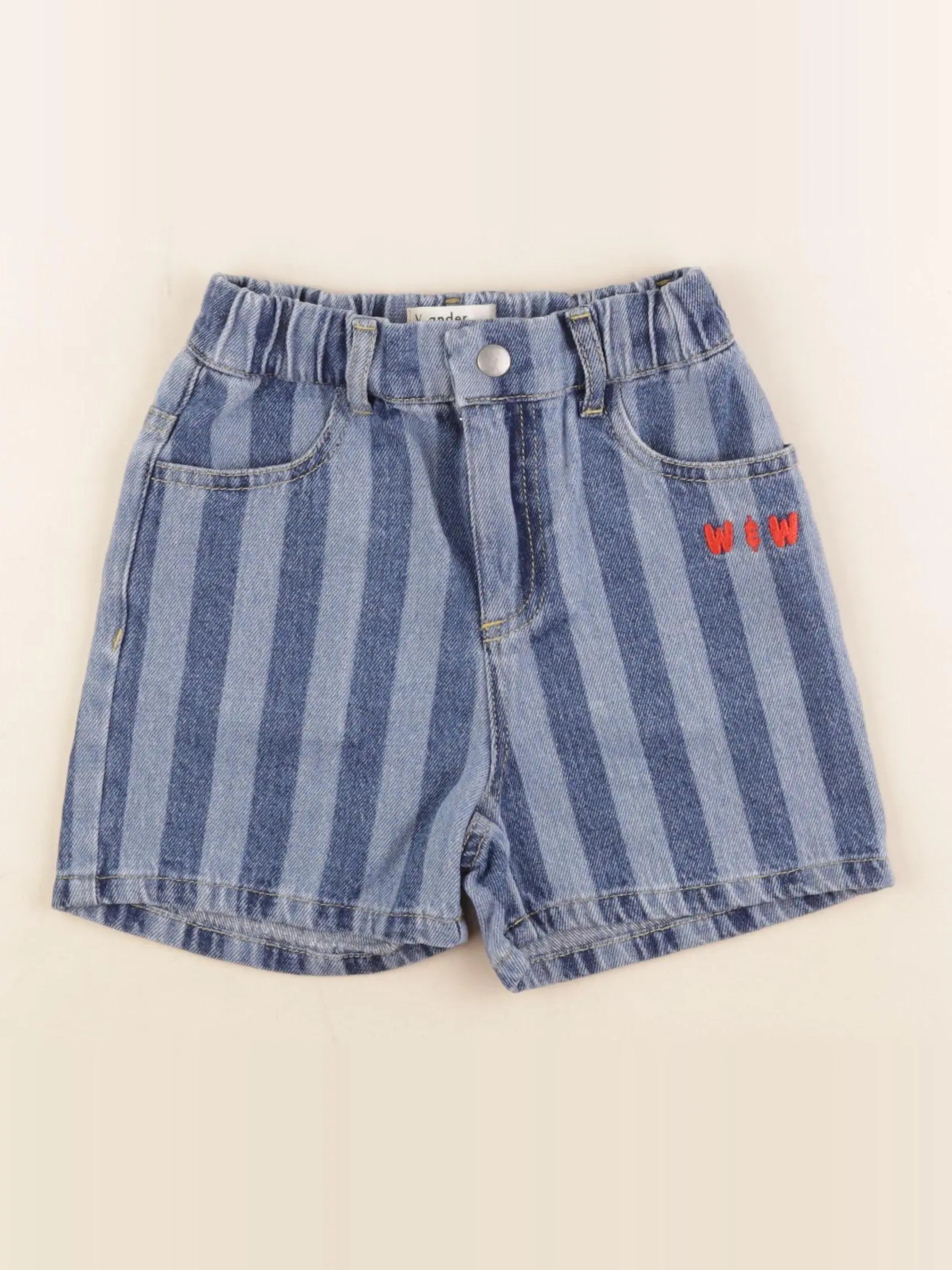 Wander & Wonder - short bleu - 7/8 ans