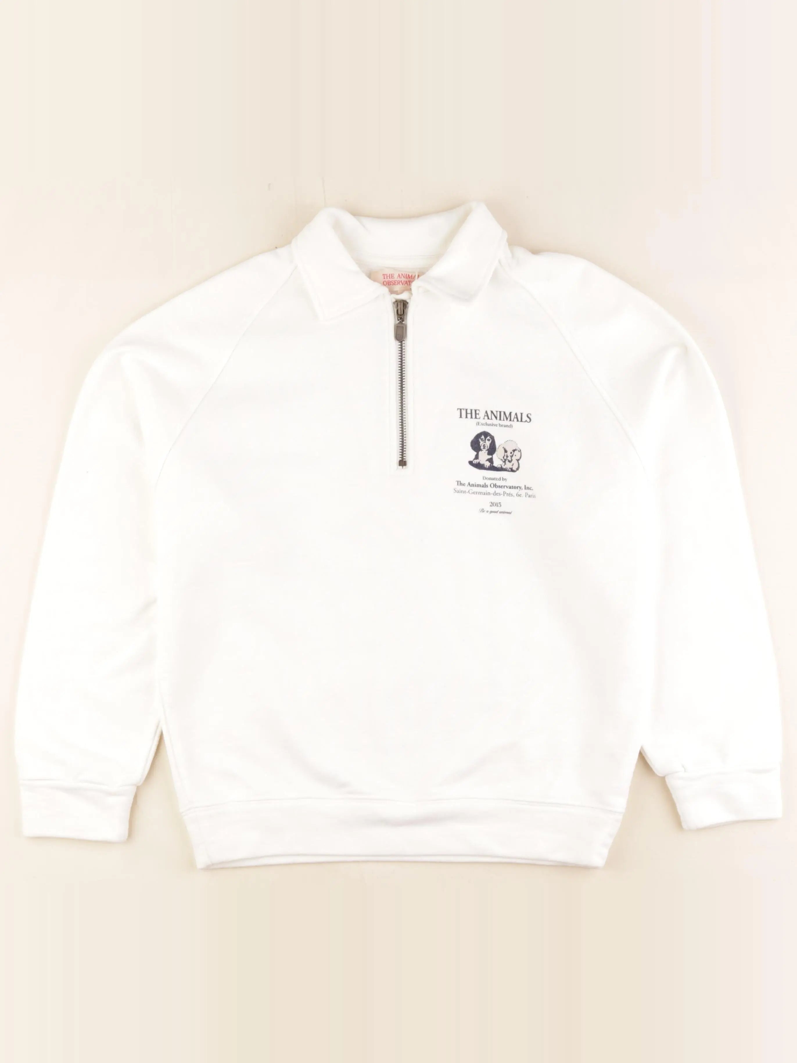 The animals observatory - sweat blanc - 8 ans