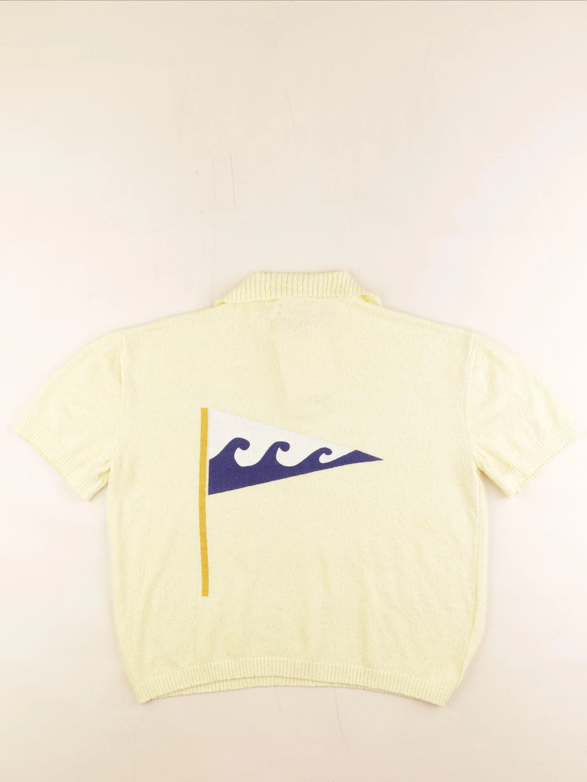 The animals observatory - pull imprimé au dos jaune - 8 ans