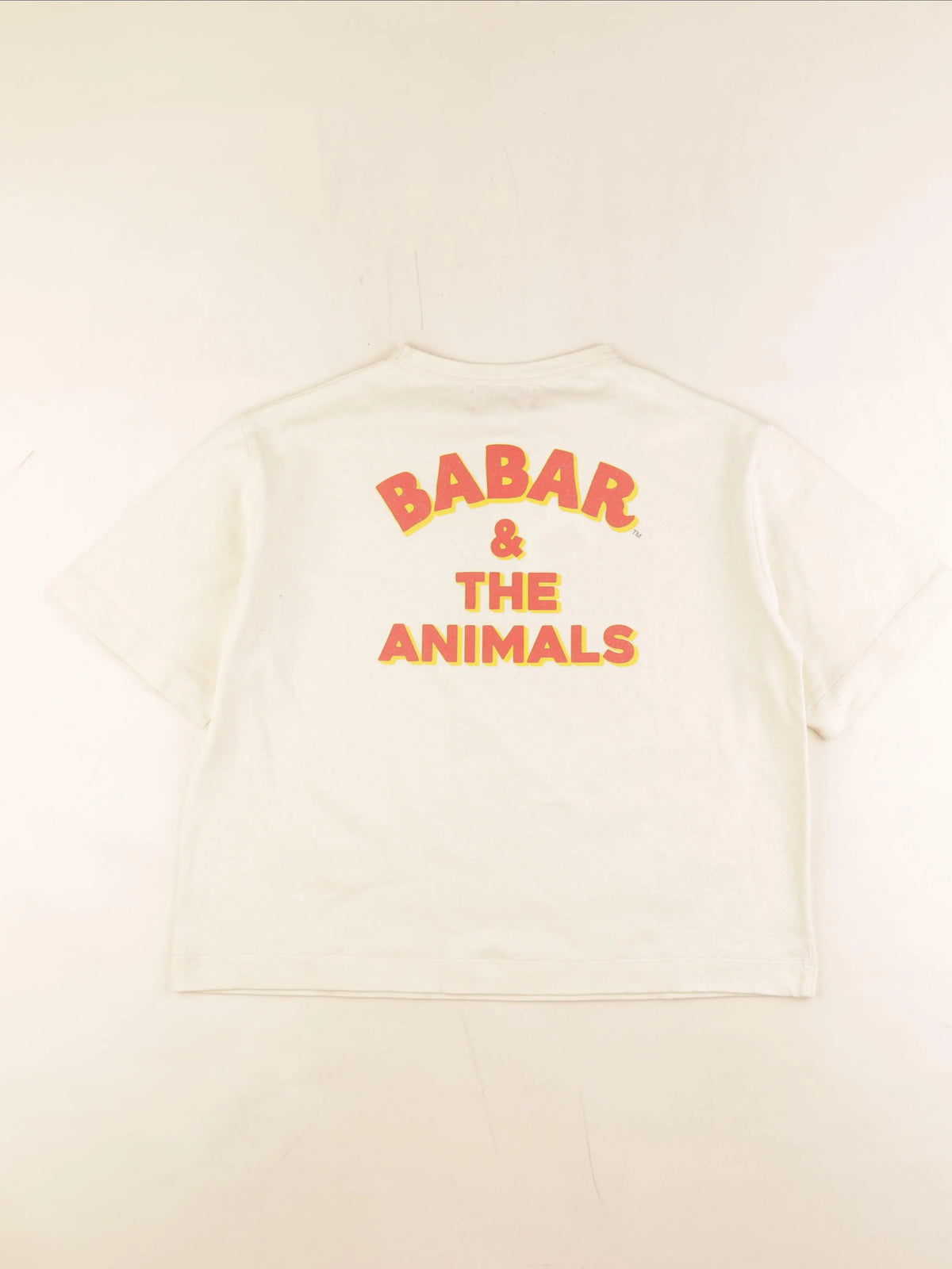 The animals observatory - tee-shirt imprimé au dos beige - 8 ans