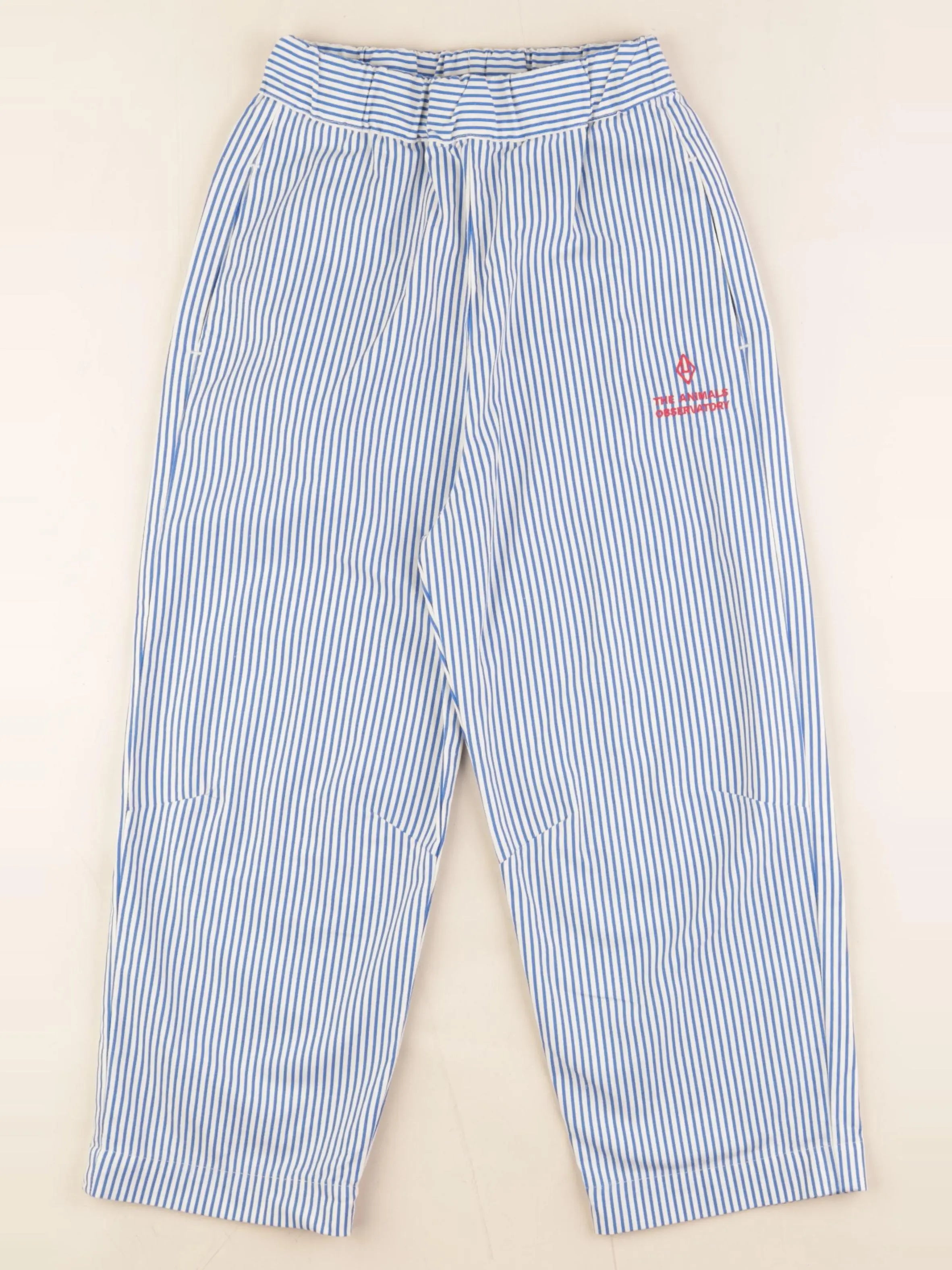 The animals observatory - pantalon blanc, bleu - 8 ans