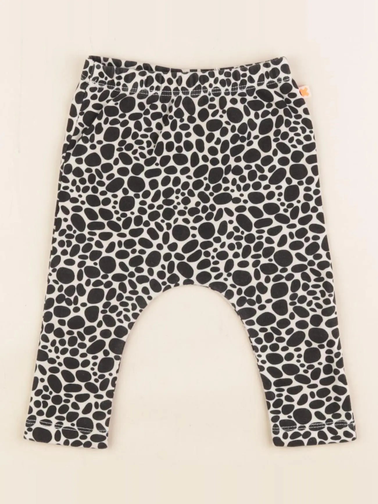 Tiny Cottons - legging blanc, noir - 3/6 mois