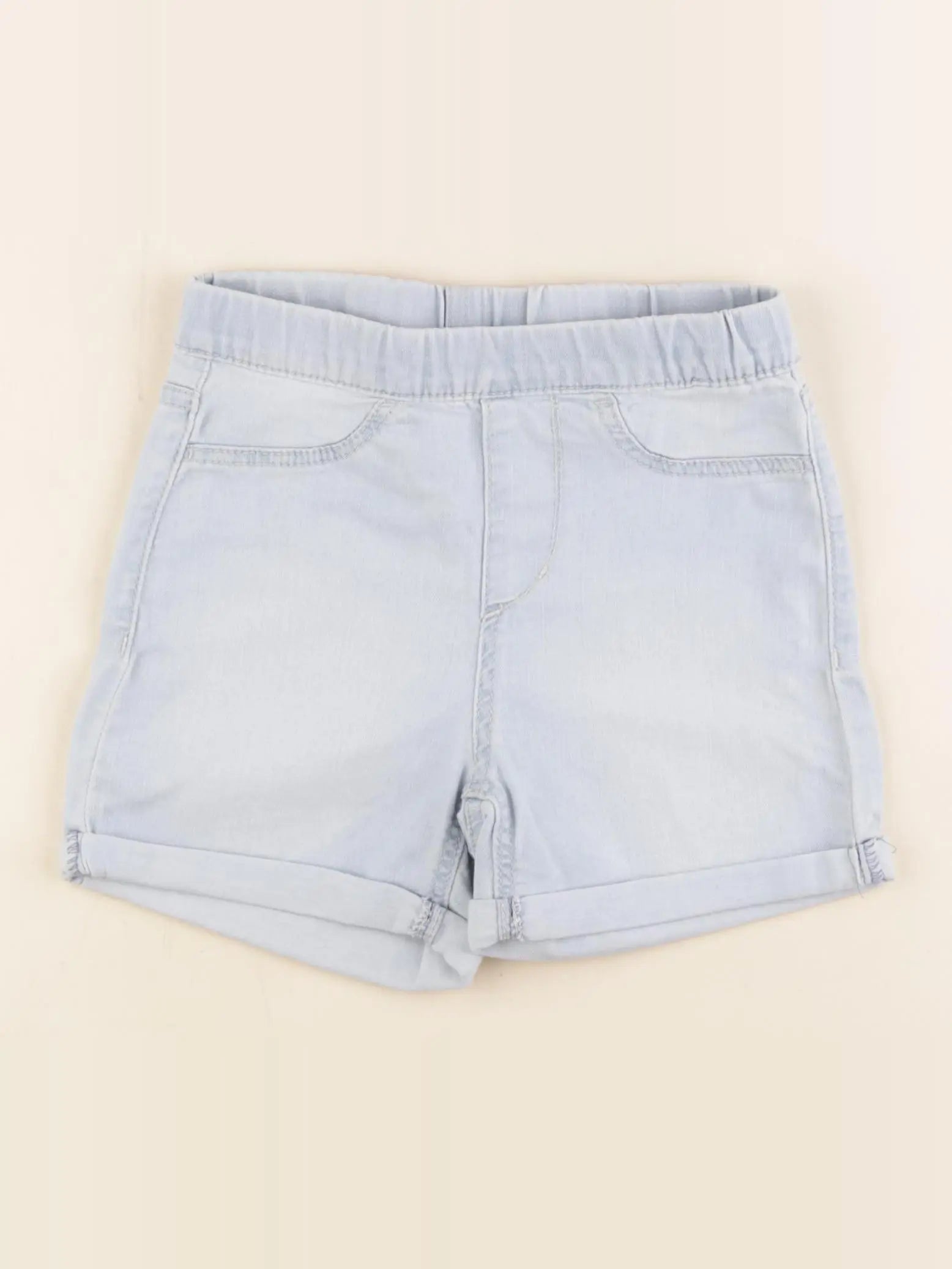 H&M - short bleu - 7/8 ans