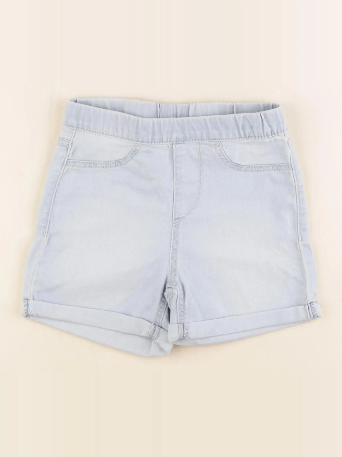 H&M - short bleu - 7/8 ans