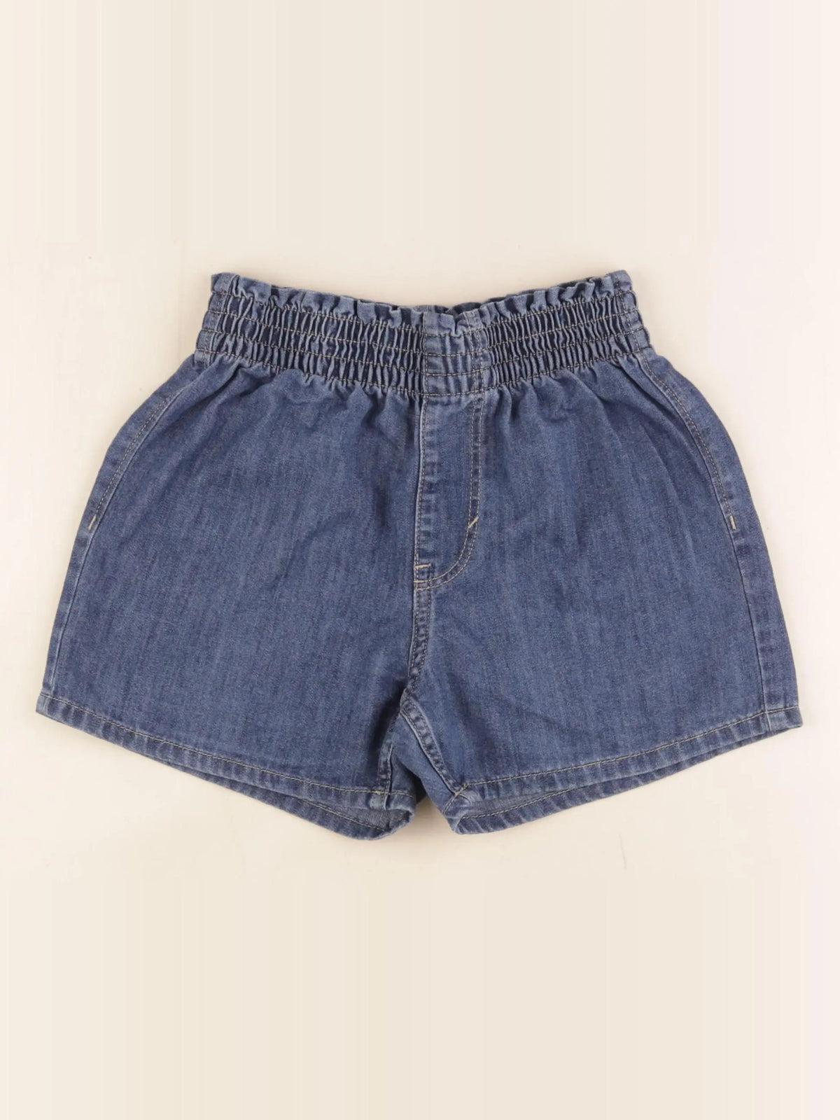 H&M - short bleu - 8/9 ans
