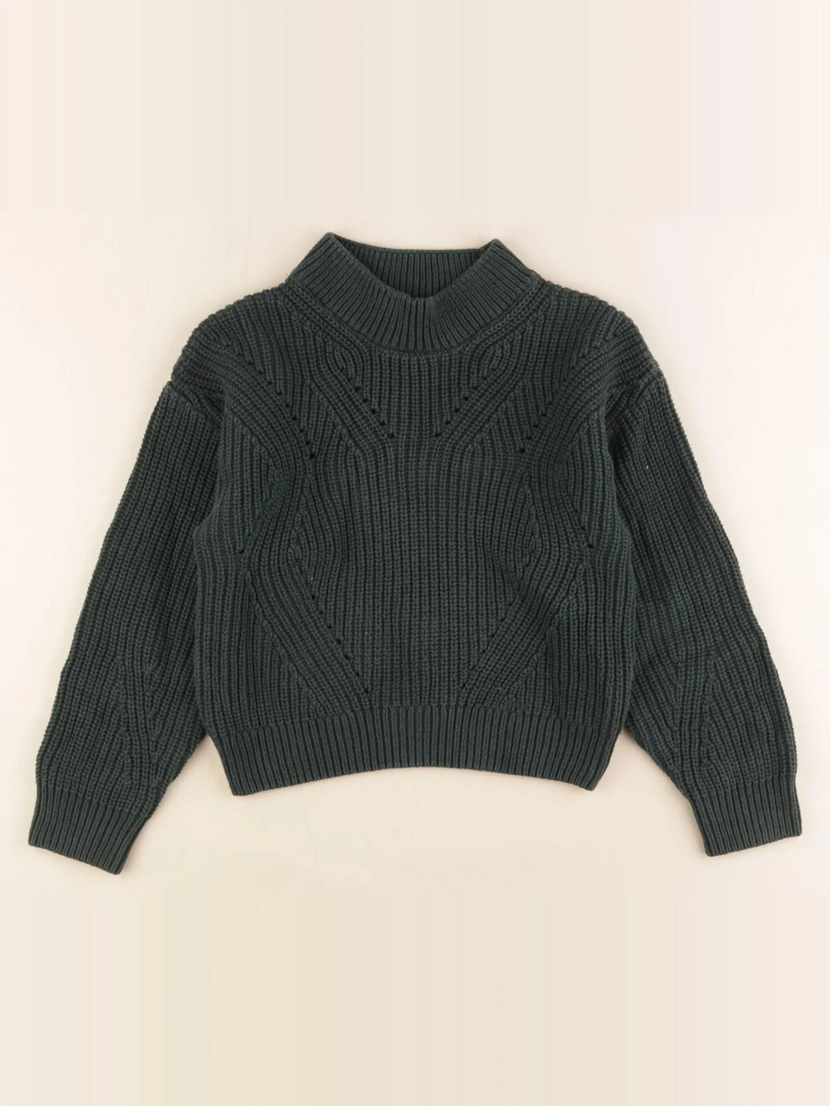 H&M - pull vert - 8/10 ans