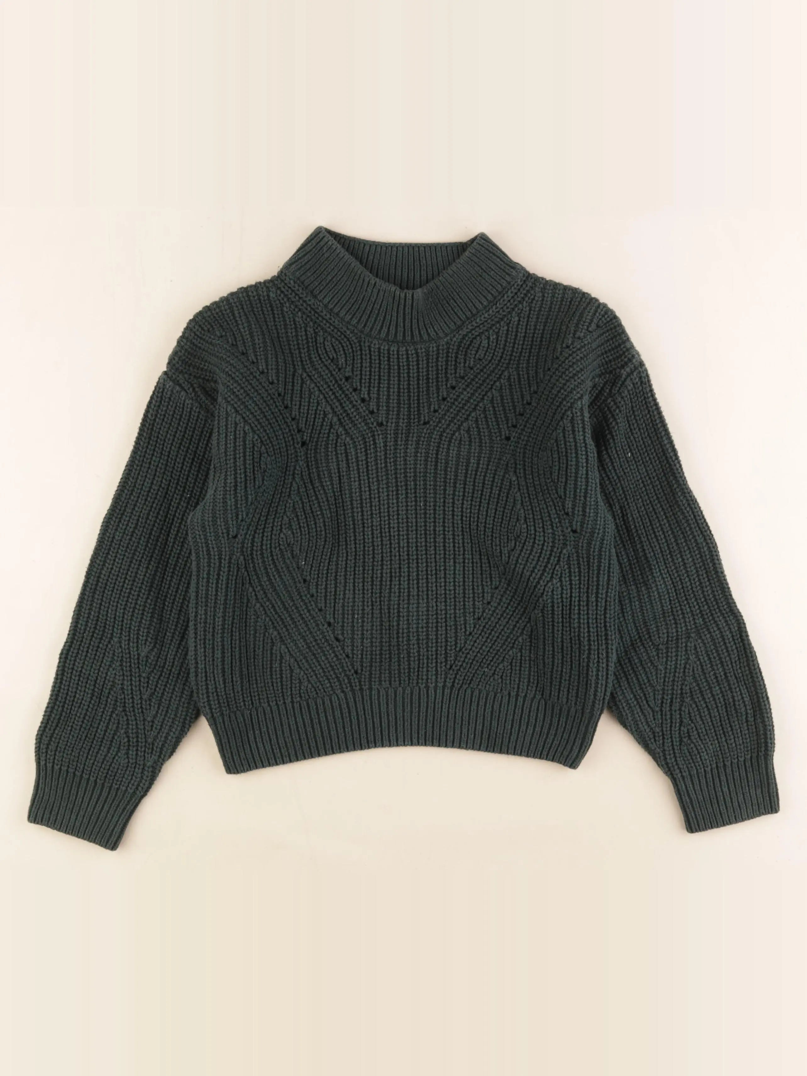 H&M - pull vert - 8/10 ans