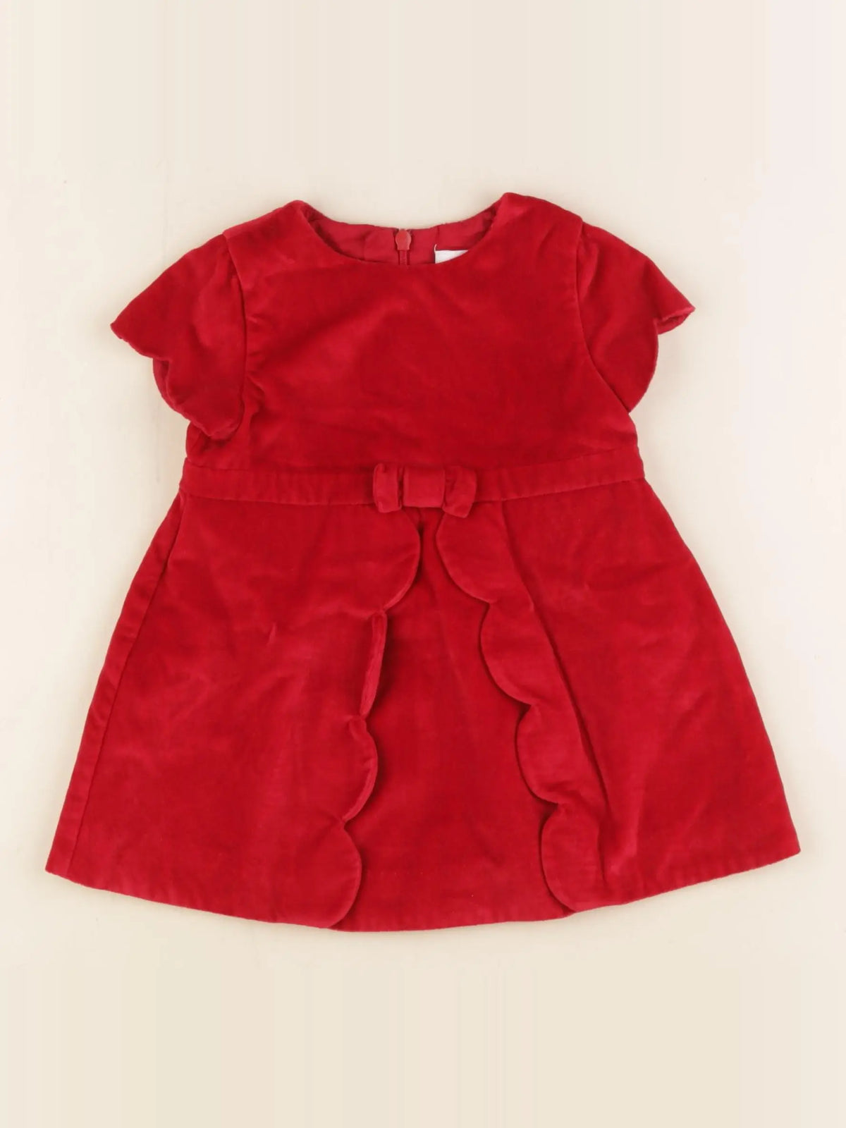 Jacadi - robe rouge - 12 mois